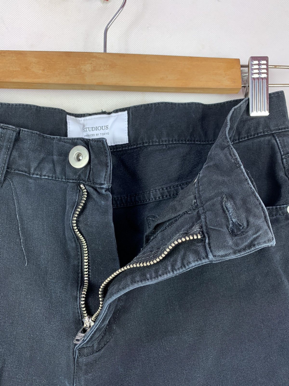 Japanese Brand Steals! Studious Tokyo Japan Black Jeans Denim Size US 27 - 5 Thumbnail
