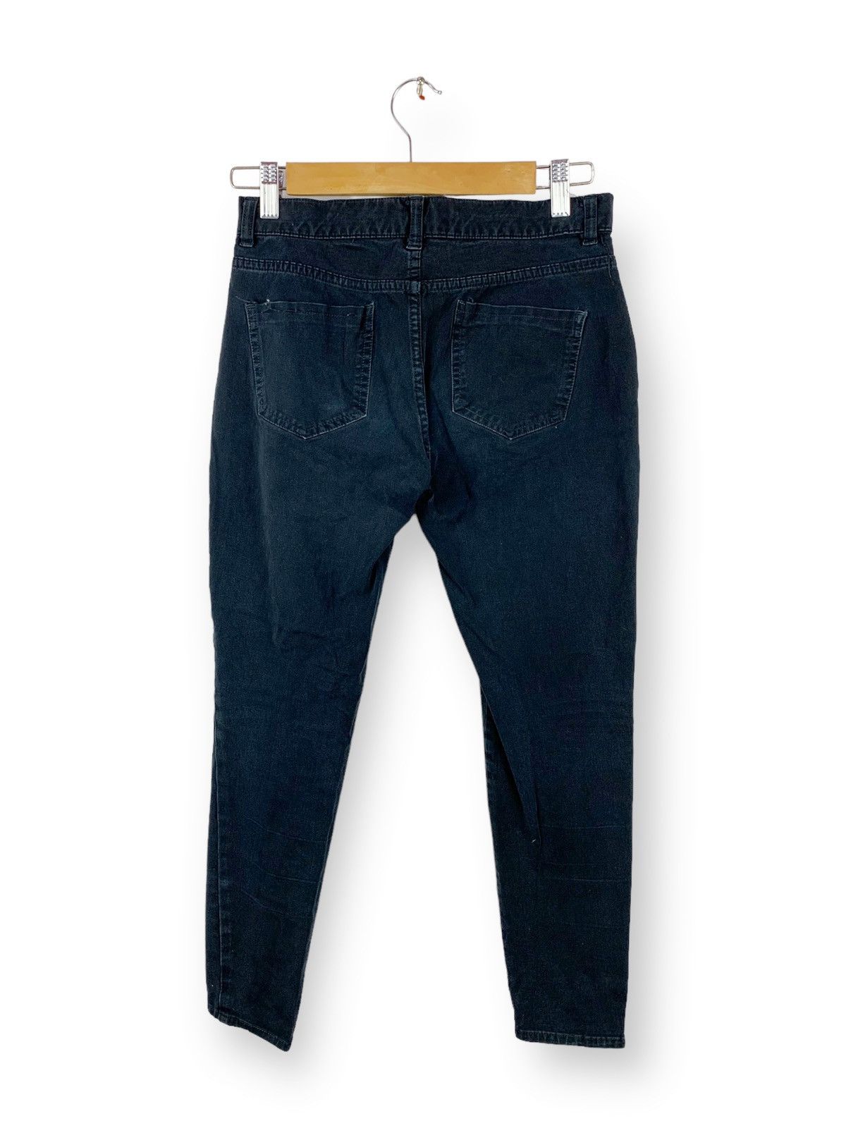 Japanese Brand Steals! Studious Tokyo Japan Black Jeans Denim Size US 27 - 2 Thumbnail