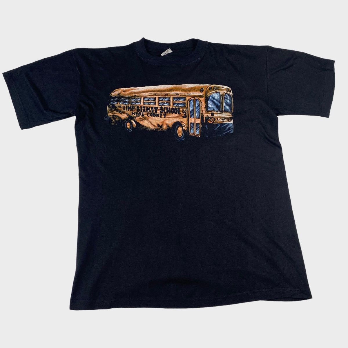 Nirvana × Rock T Shirt × Vintage 90's Limp Bizkit “School