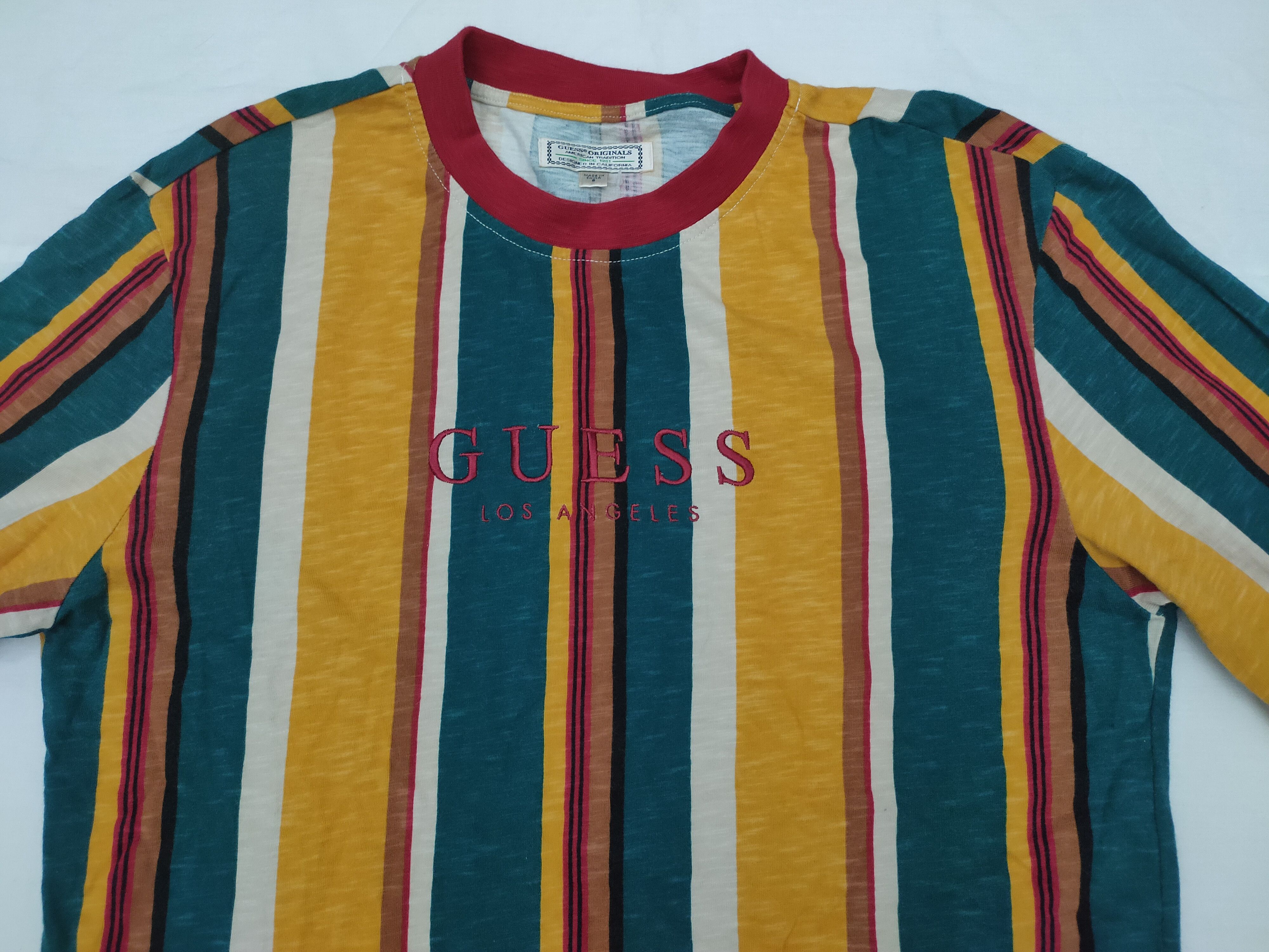 A$AP Rocky Vintage Guess x Asap Rocky Striped Longsleeve T Shirt Size US M / EU 48-50 / 2 - 2 Thumbnail