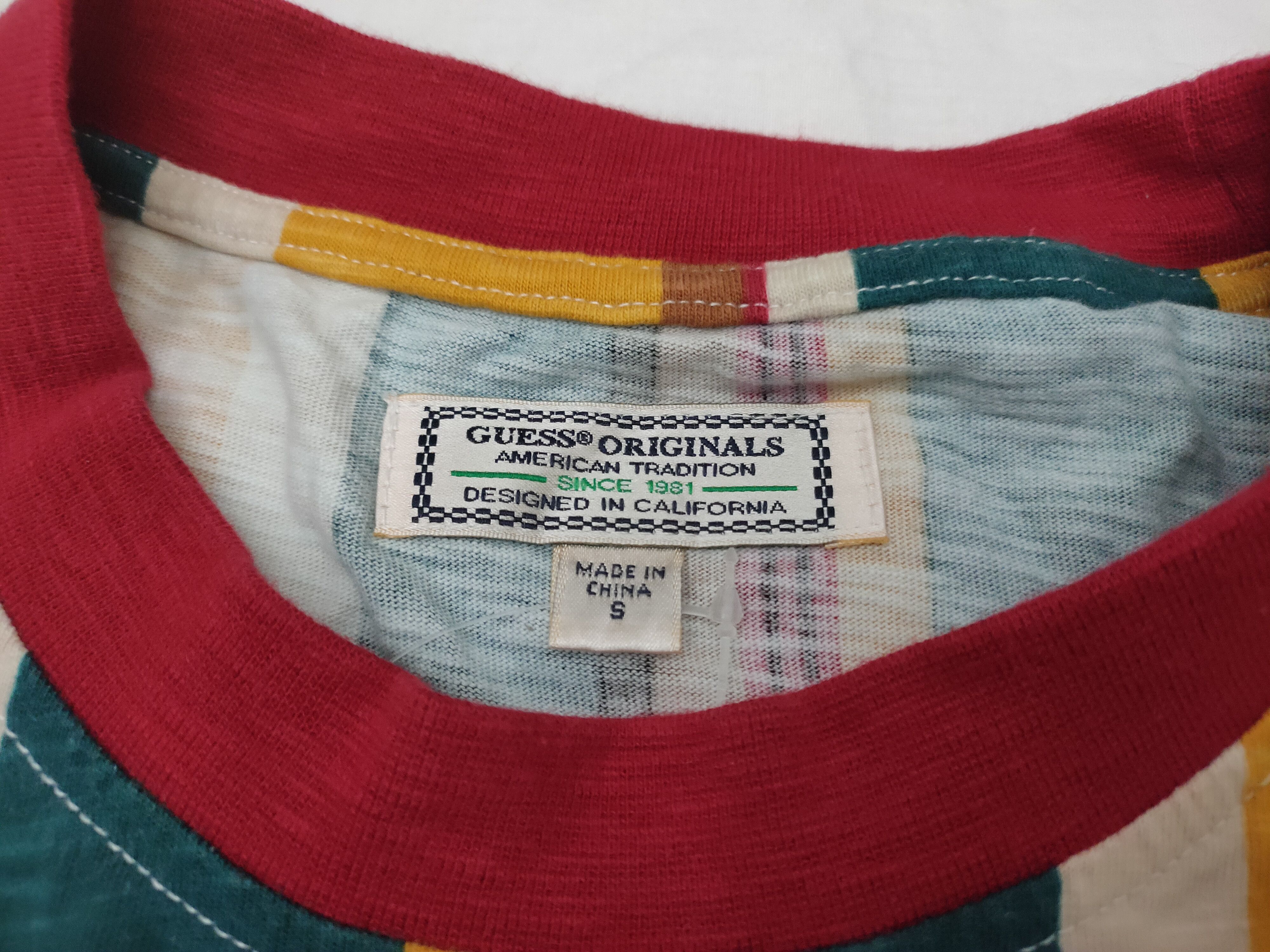 A$AP Rocky Vintage Guess x Asap Rocky Striped Longsleeve T Shirt Size US M / EU 48-50 / 2 - 8 Thumbnail