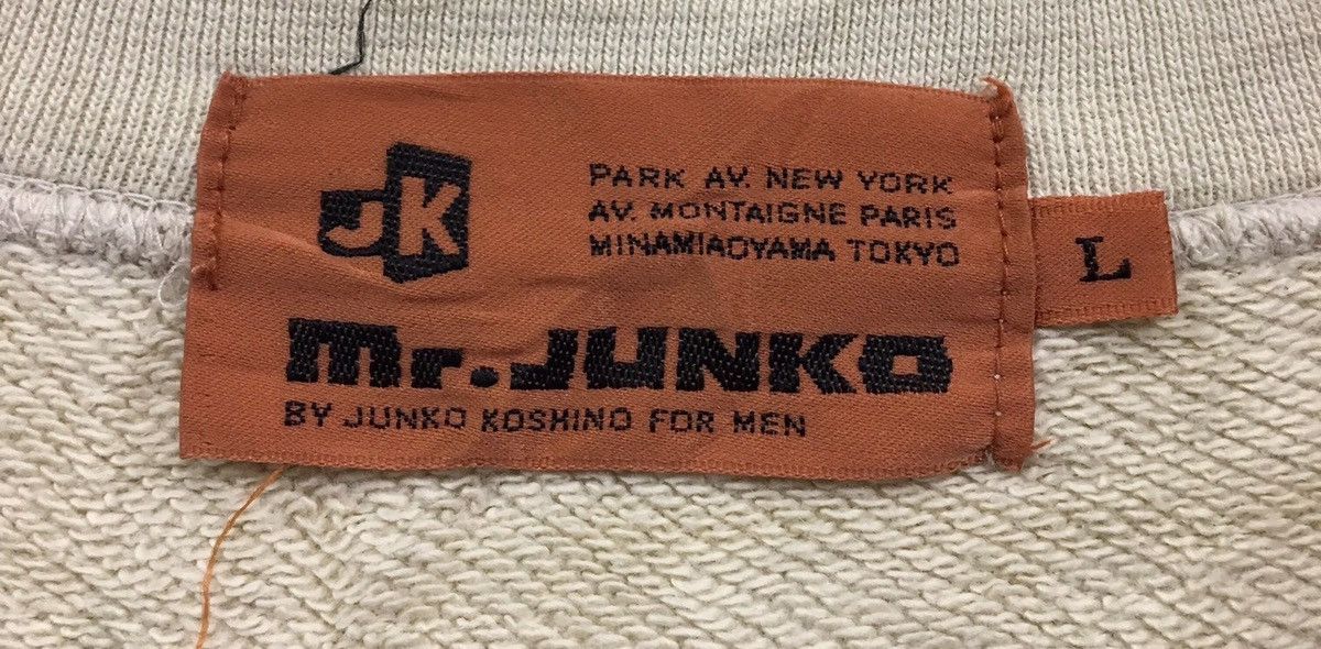 Designer × Japanese Brand × Mr. Junko Mr Junko By Junko Koshino Crewneck Sweatshirt Size US L / EU 52-54 / 3 - 8 Thumbnail