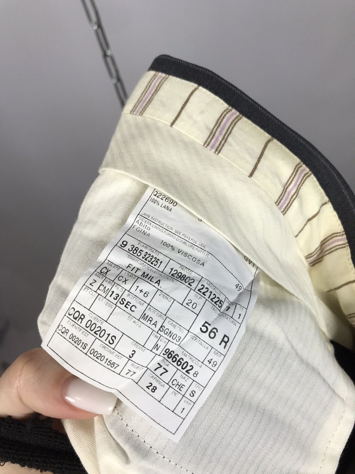 Ermenegildo Zegna Ermenegildo Zegna luxury designer costume Size 52R - 15 Thumbnail