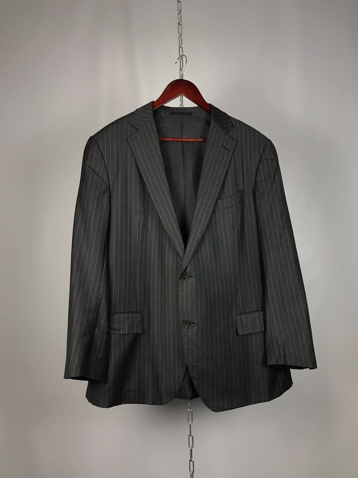 Ermenegildo Zegna Ermenegildo Zegna luxury designer costume Size 52R - 2 Thumbnail