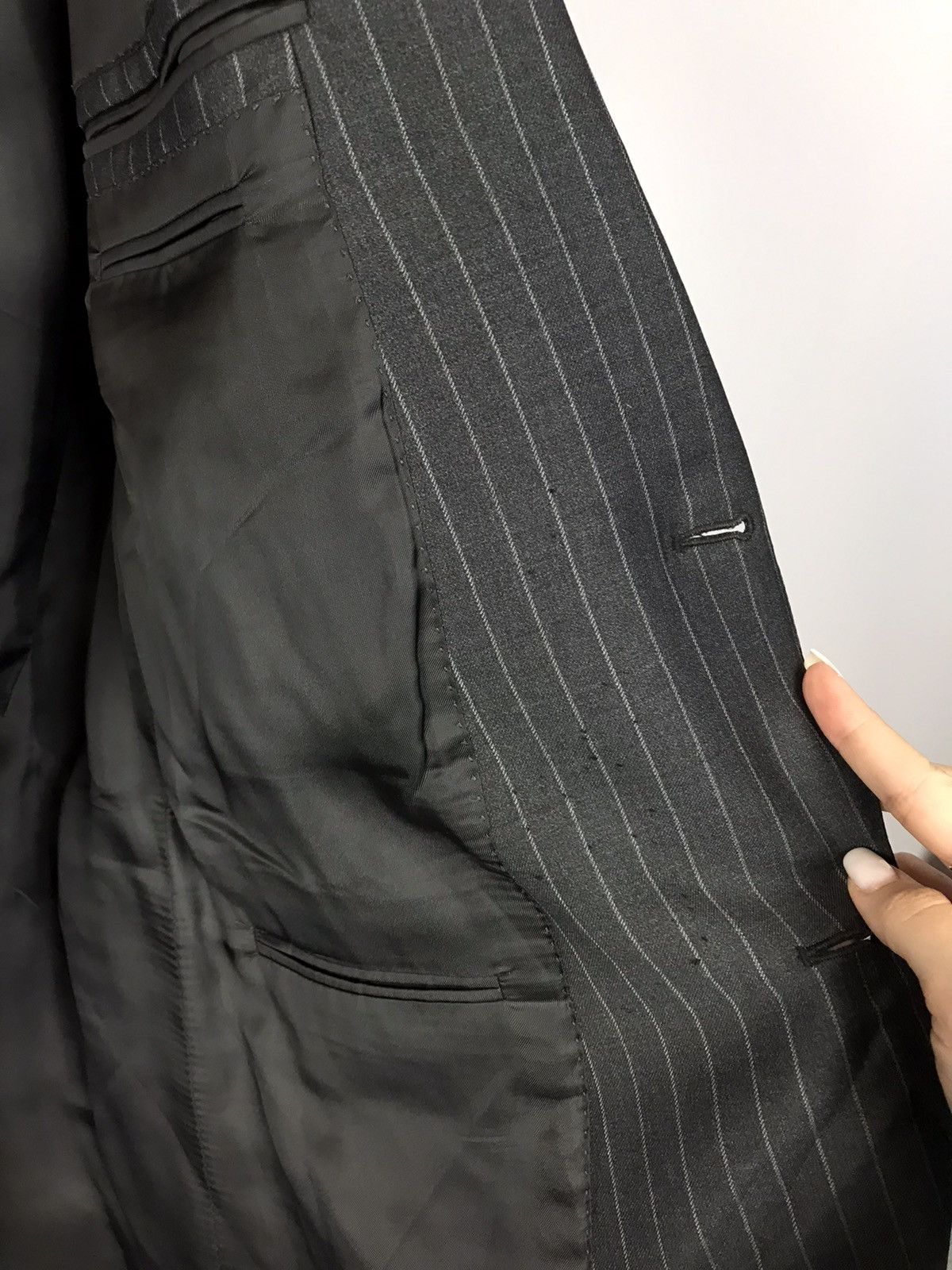 Ermenegildo Zegna Ermenegildo Zegna luxury designer costume Size 52R - 9 Thumbnail