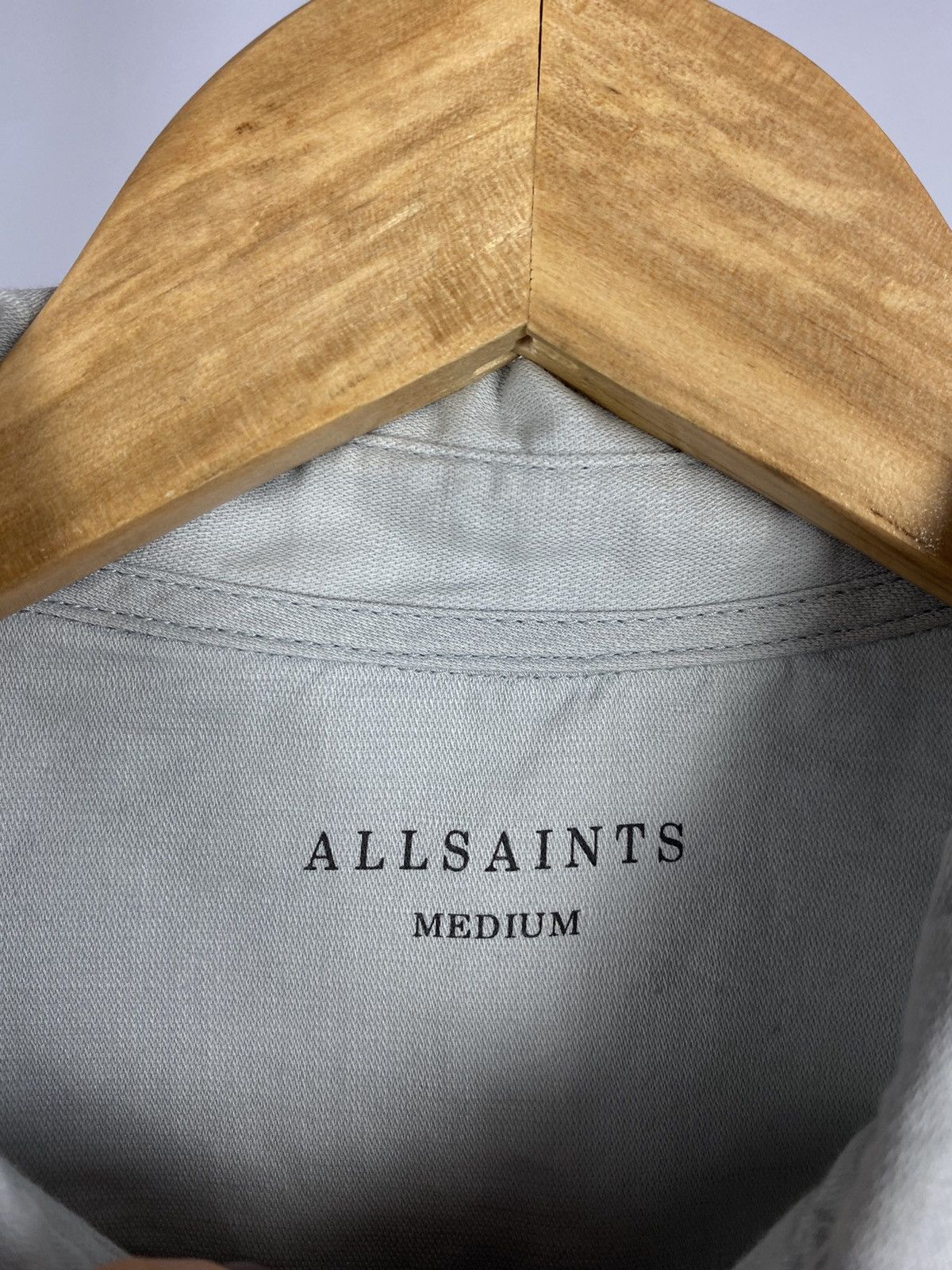 Allsaints Allsaints luxury shirt streetwear grey size M Size US M / EU 48-50 / 2 - 3 Thumbnail