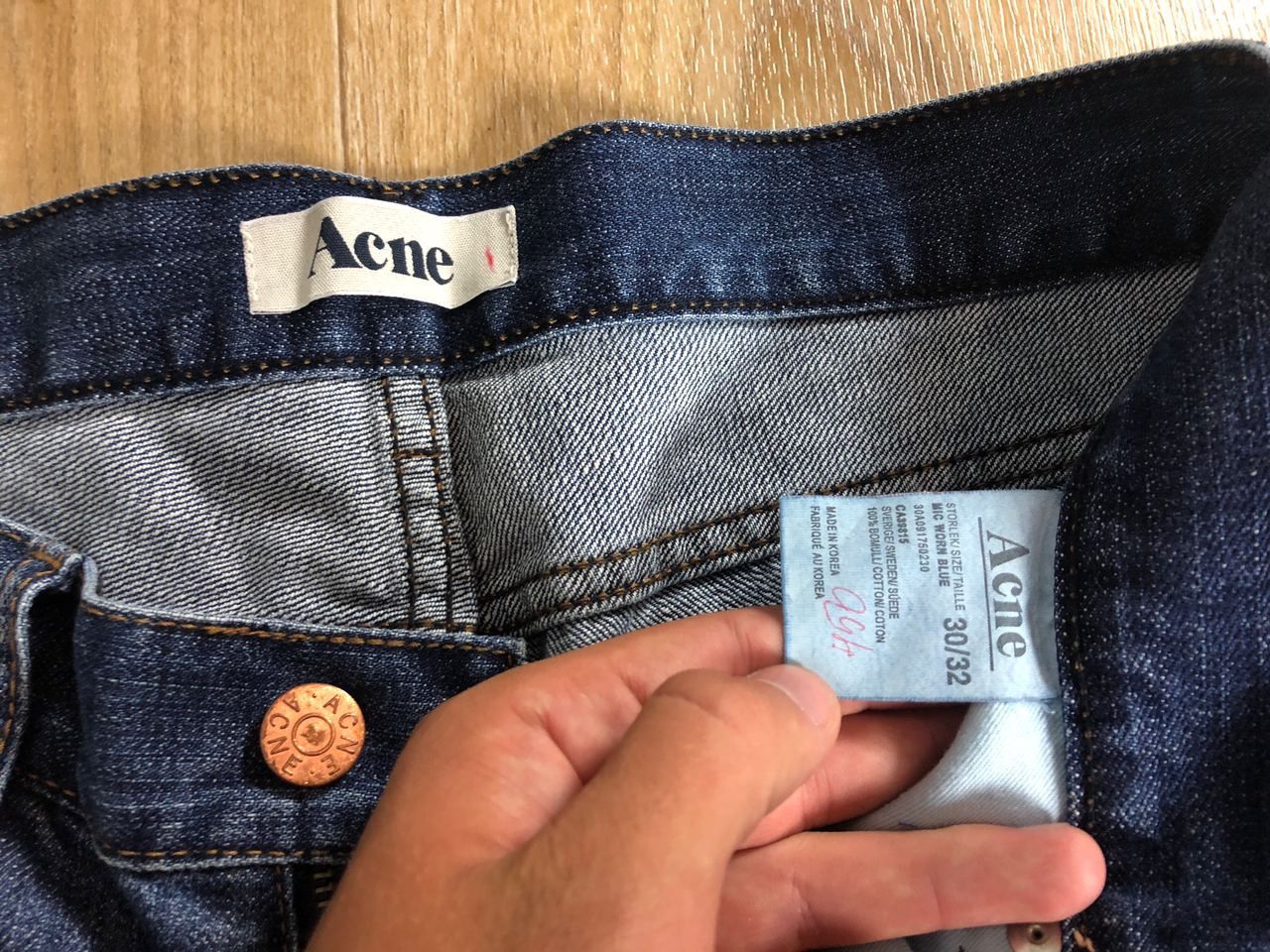 Acne Studios Acne denim pants jeans blue size 30/32 Size US 30 / EU 46 - 7 Thumbnail
