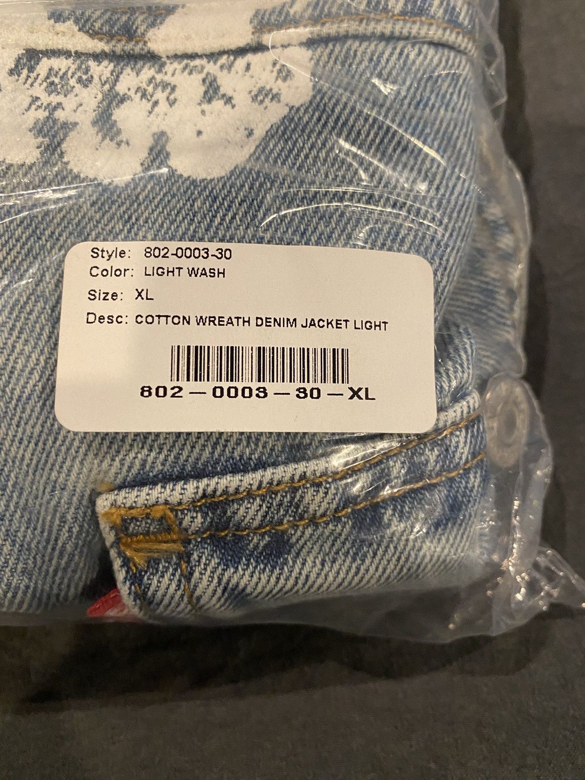 DENIM TEARS × Levi's Levi's Denim Tears Type 2 Wreath Light Wash Jacket Size US XL / EU 56 / 4 - 21 Thumbnail