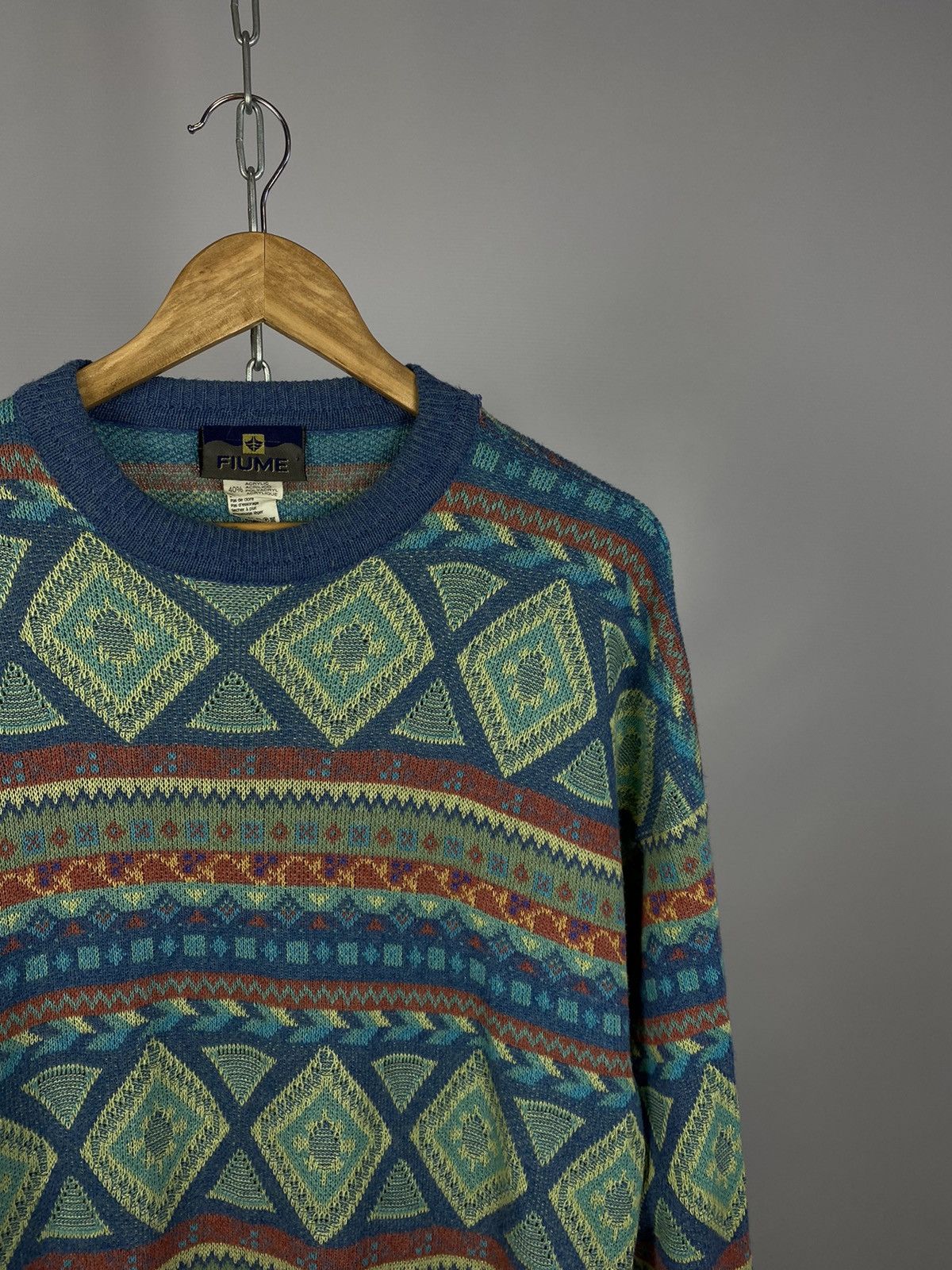 Coogi Fiume knit sweater vintage Coogi multicolour size M Size US M / EU 48-50 / 2 - 2 Thumbnail