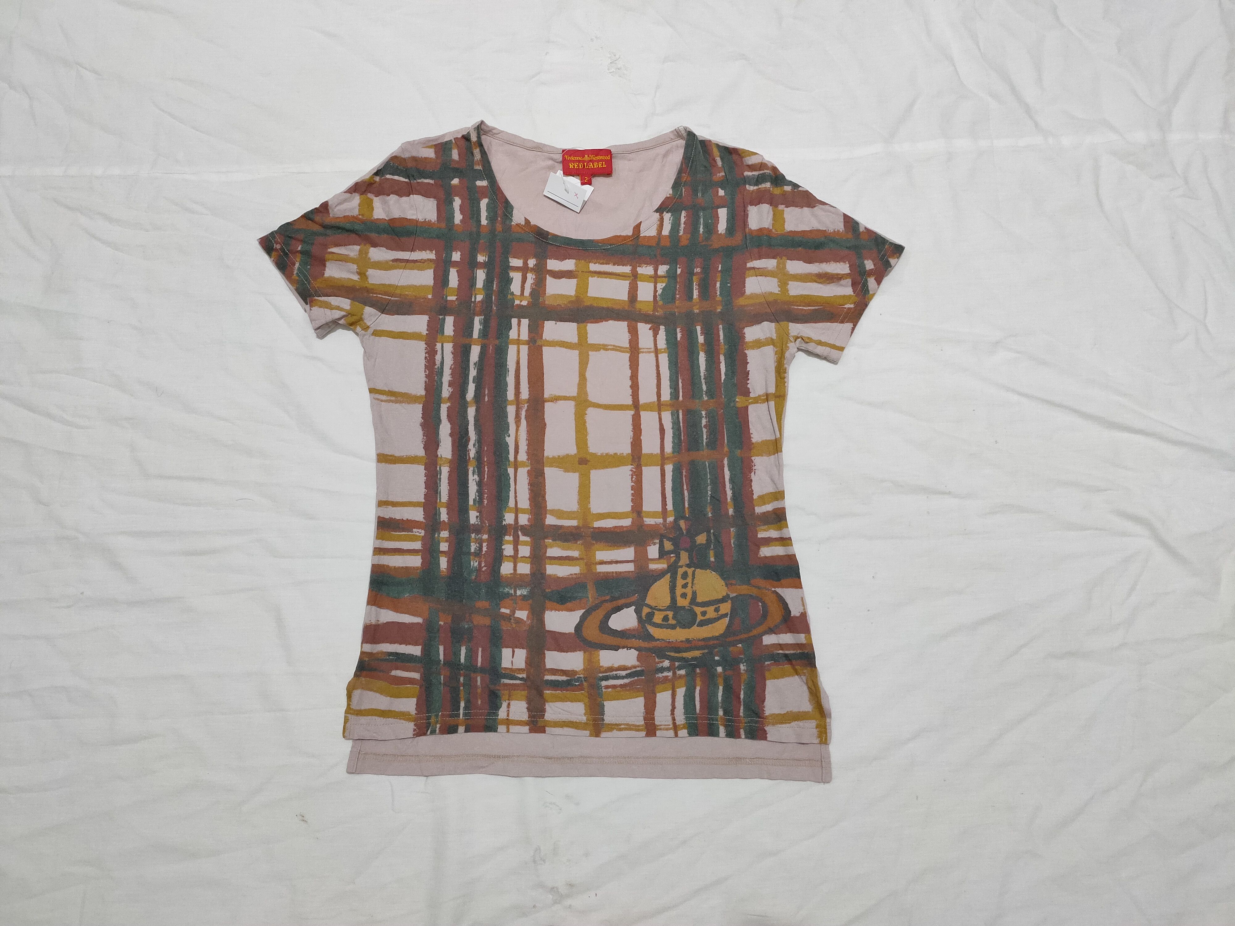Vivienne Westwood Rare Vivienne Westwood Big Printed Orb Logo Tshirt Size S / US 4 / IT 40 - 1 Thumbnail