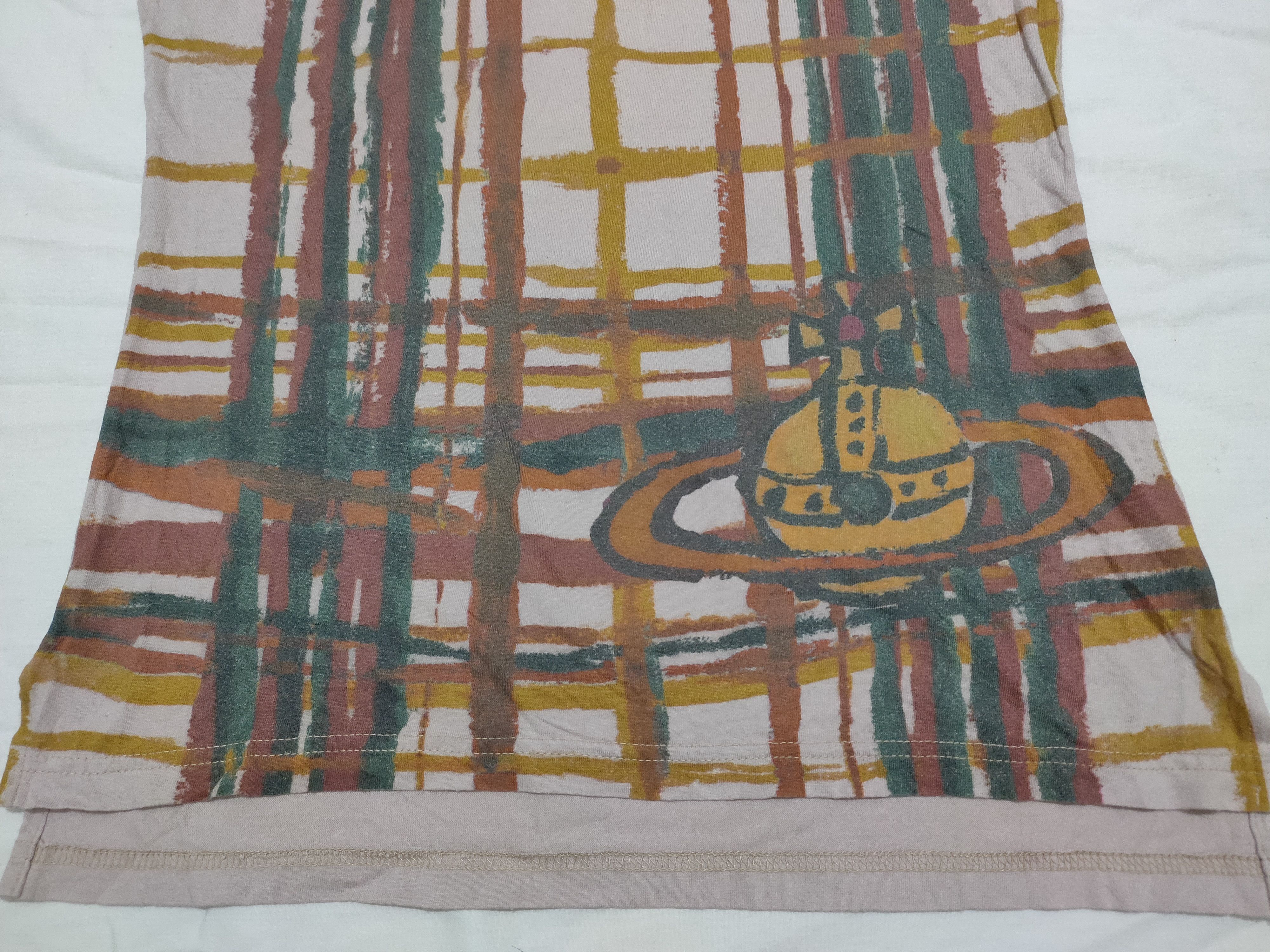 Vivienne Westwood Rare Vivienne Westwood Big Printed Orb Logo Tshirt Size S / US 4 / IT 40 - 4 Thumbnail