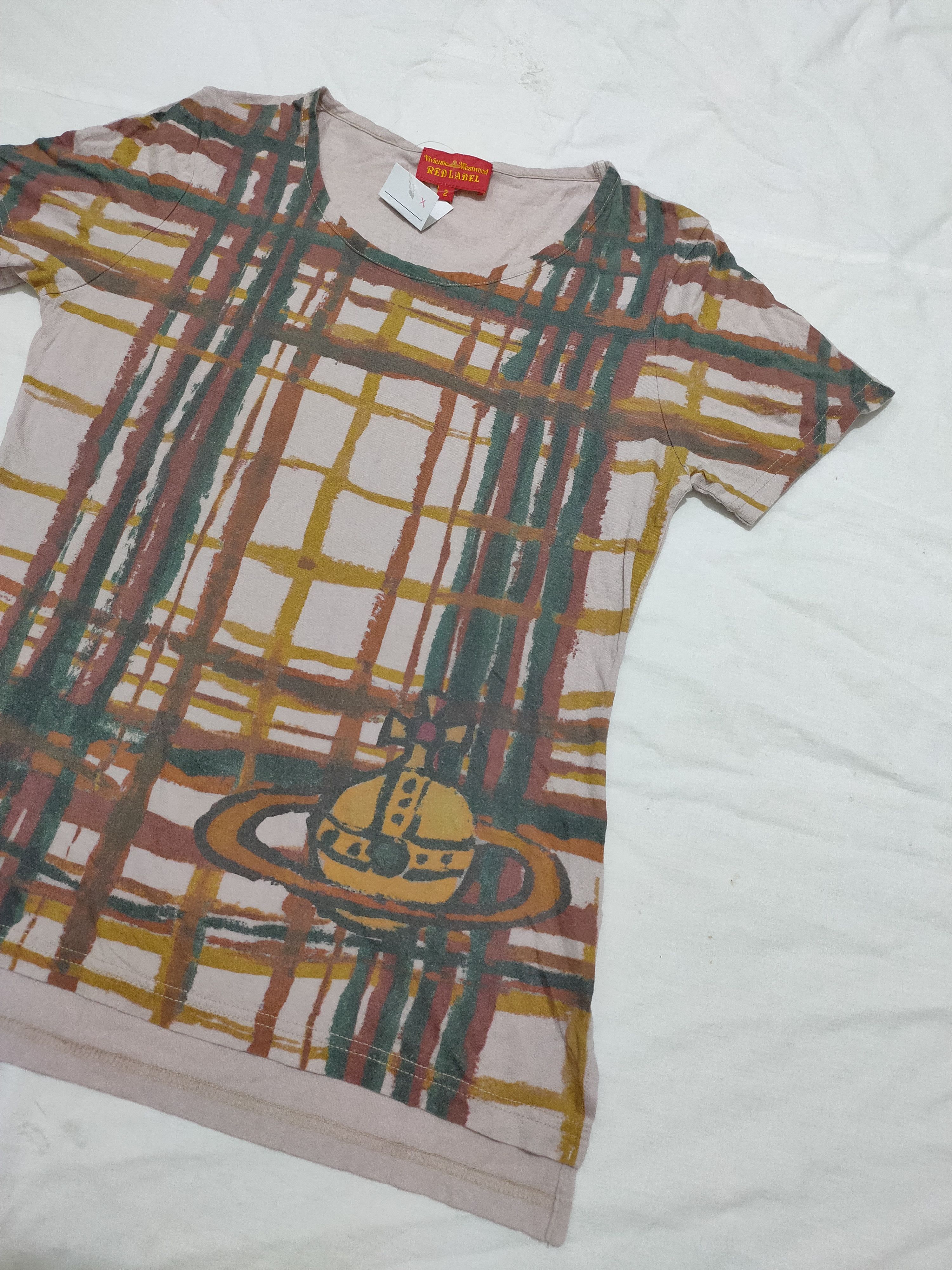 Vivienne Westwood Rare Vivienne Westwood Big Printed Orb Logo Tshirt Size S / US 4 / IT 40 - 2 Thumbnail