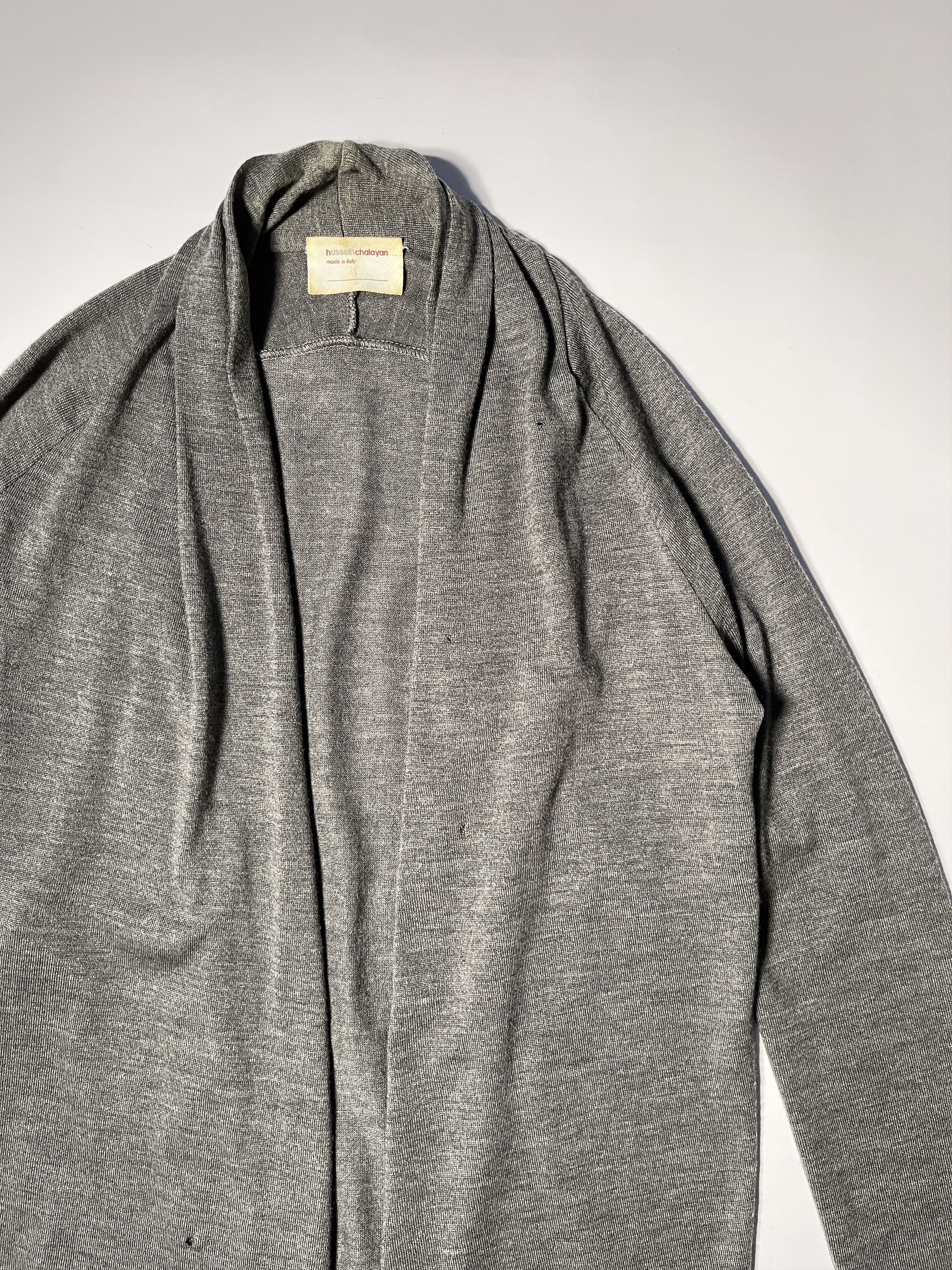 Hussein Chalayan ⚡️QUICK SALE⚡️Early 2000's Hussein Chalayan Gray Cardigan Size US S / EU 44-46 / 1 - 6 Thumbnail