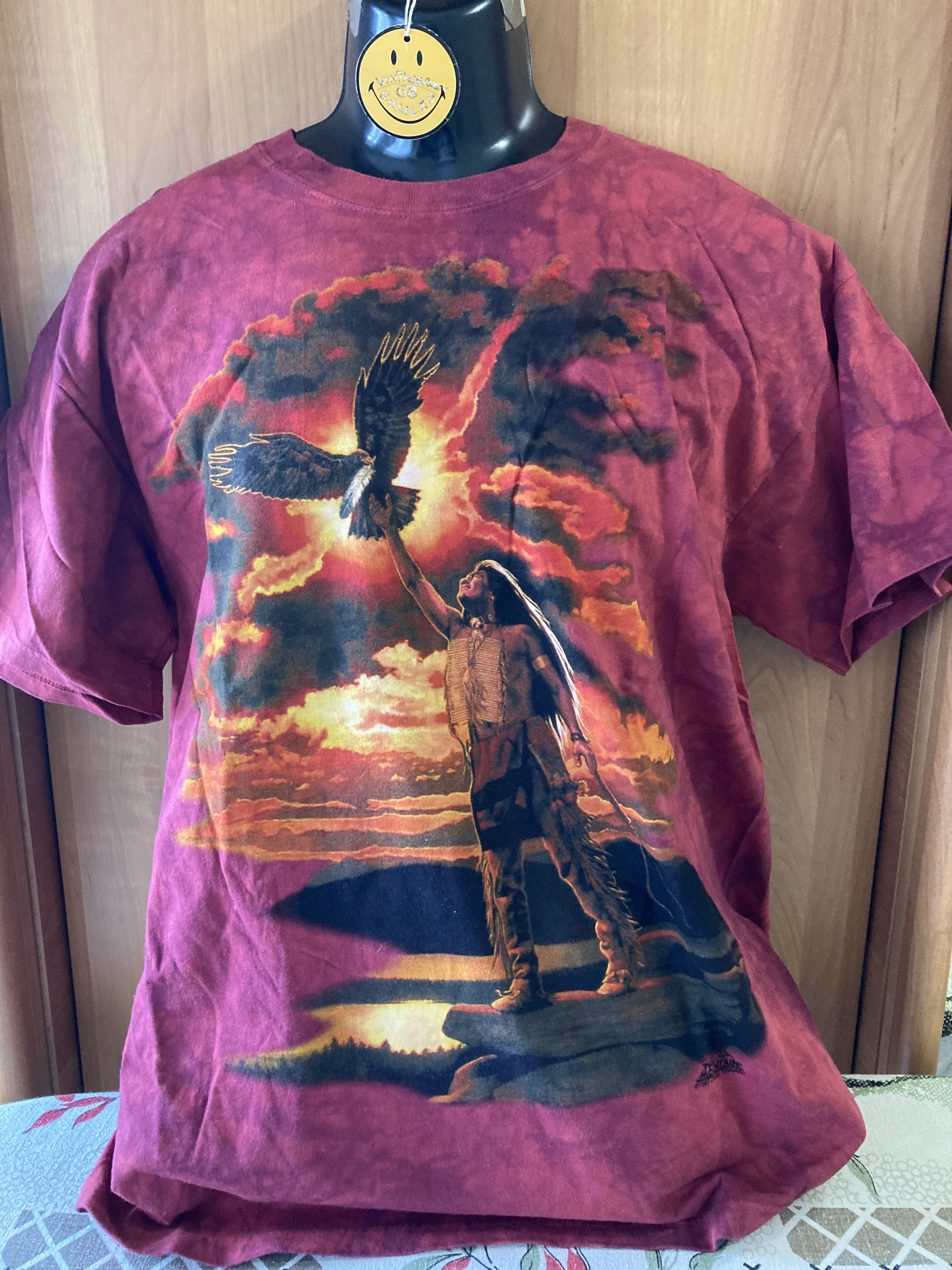 The Mountain 1997 Vintage The Mountain Tie Dye Bird Size US L / EU 52-54 / 3 - 1 Thumbnail