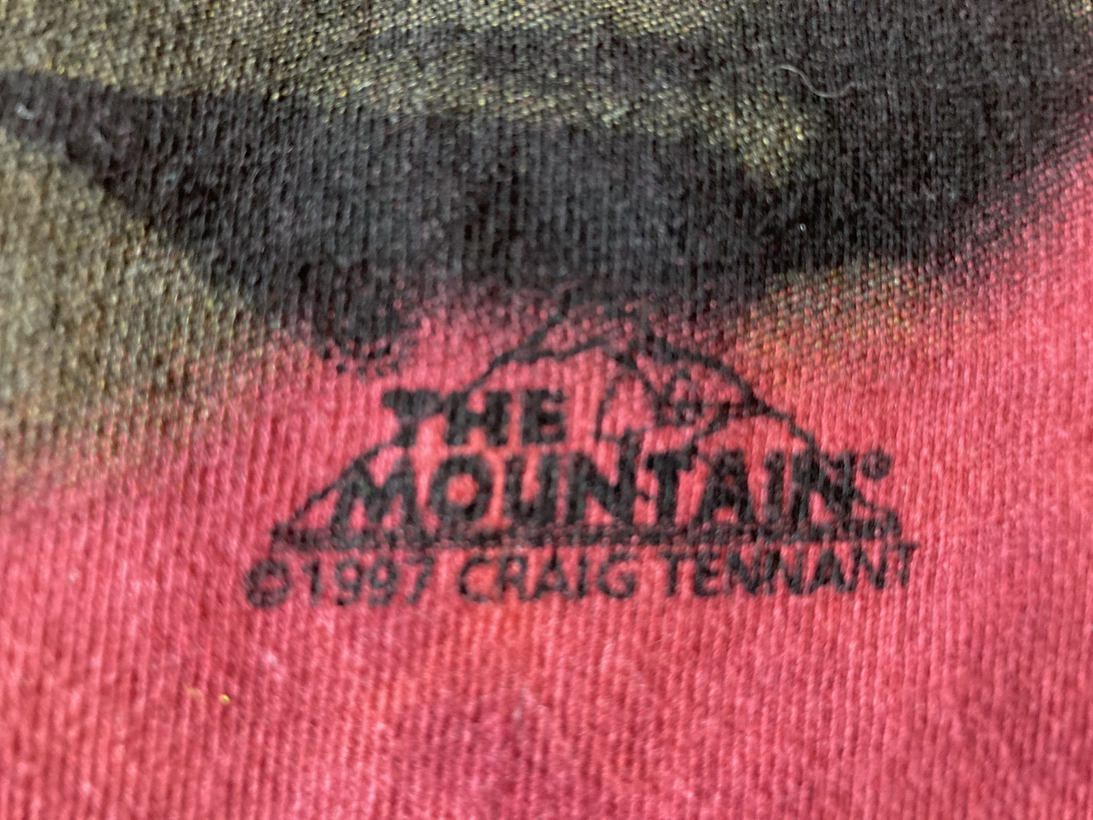 The Mountain 1997 Vintage The Mountain Tie Dye Bird Size US L / EU 52-54 / 3 - 4 Thumbnail