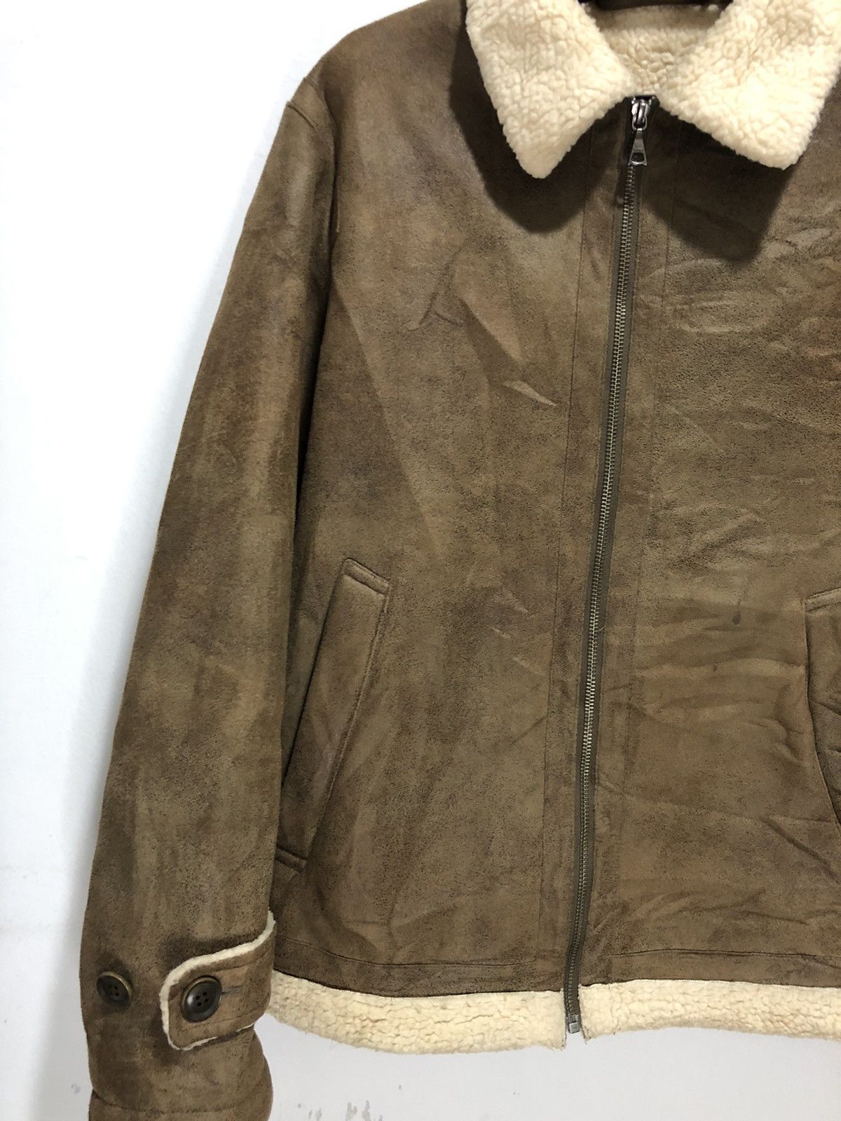 Japanese Brand × Uniqlo × Vintage Uniqlo B-3 Sherpa Jacket Style Size US M / EU 48-50 / 2 - 4 Thumbnail