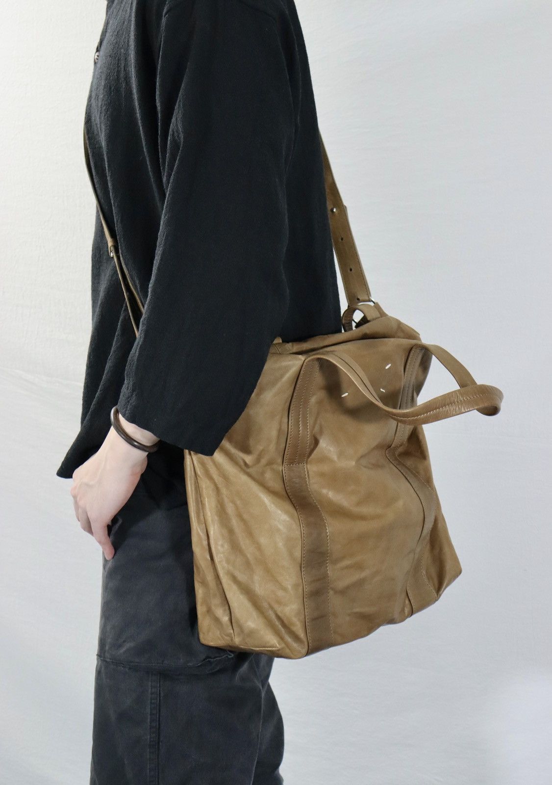 【希少・美品】2006 Martin Margiela 3wayレザー バッグ Maison Margiela Maison Martin Margiela 3way Leather Bag