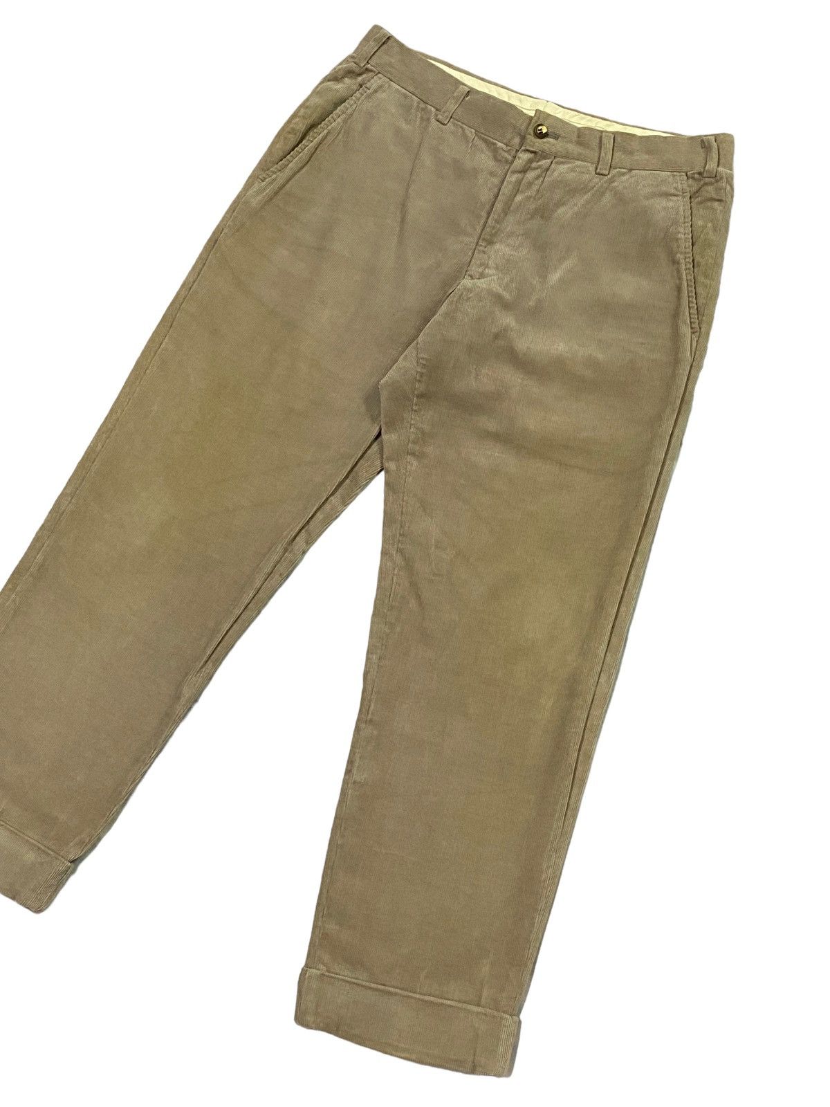 Comme des Garcons × Comme des Garcons Homme × Comme des Garcons Homme Deux Homme Deux Comme Des Garçons AD2015 Corduroy Cropped Pants Size US 31 - 18 Thumbnail
