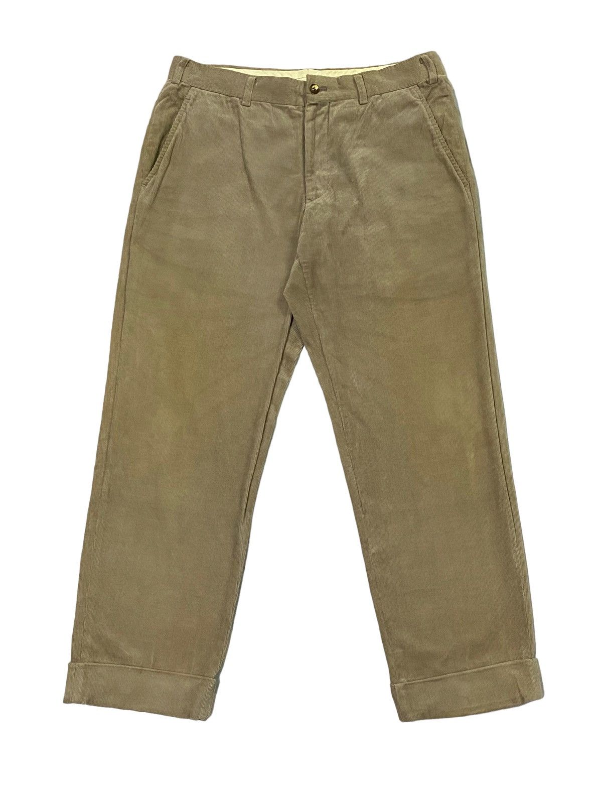 Comme des Garcons × Comme des Garcons Homme × Comme des Garcons Homme Deux Homme Deux Comme Des Garçons AD2015 Corduroy Cropped Pants Size US 31 - 2 Thumbnail