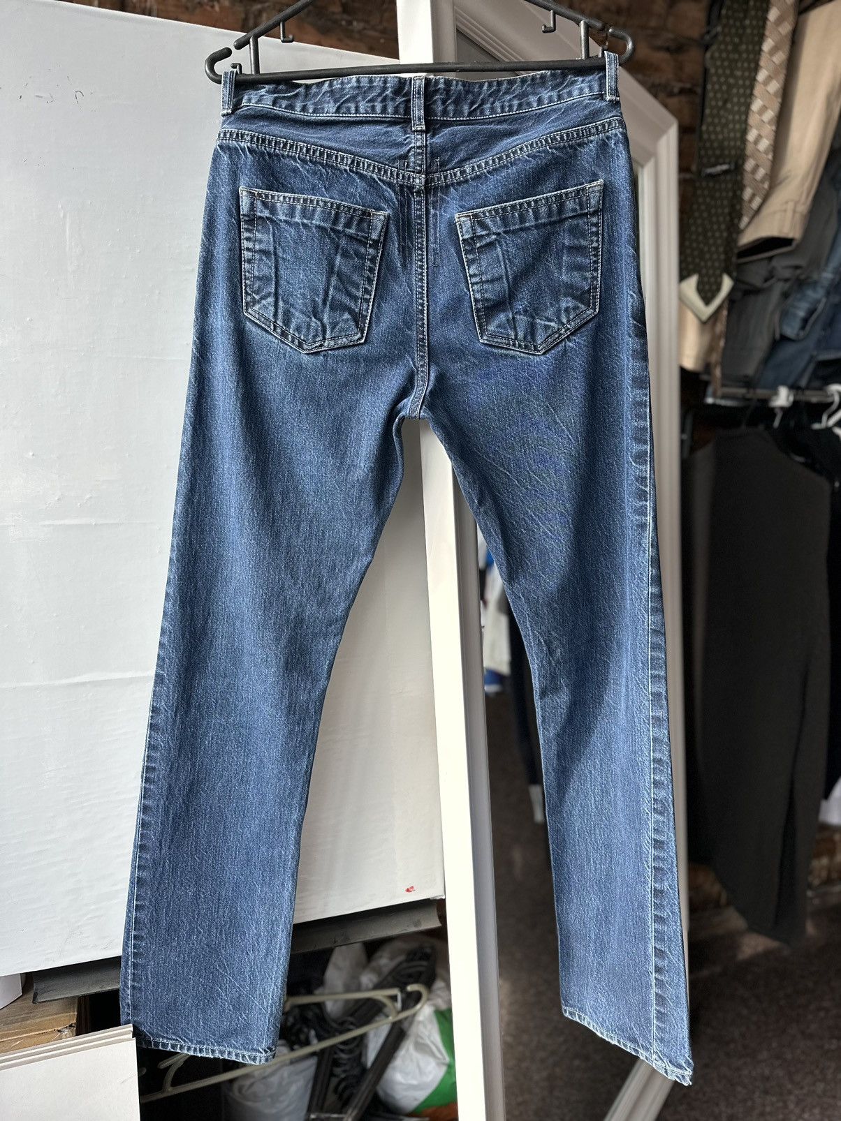Rick Owens 🔥 Rick Owens Drkshdw Berlin Cut Jeans Size: 31 Size US 31 - 4 Thumbnail