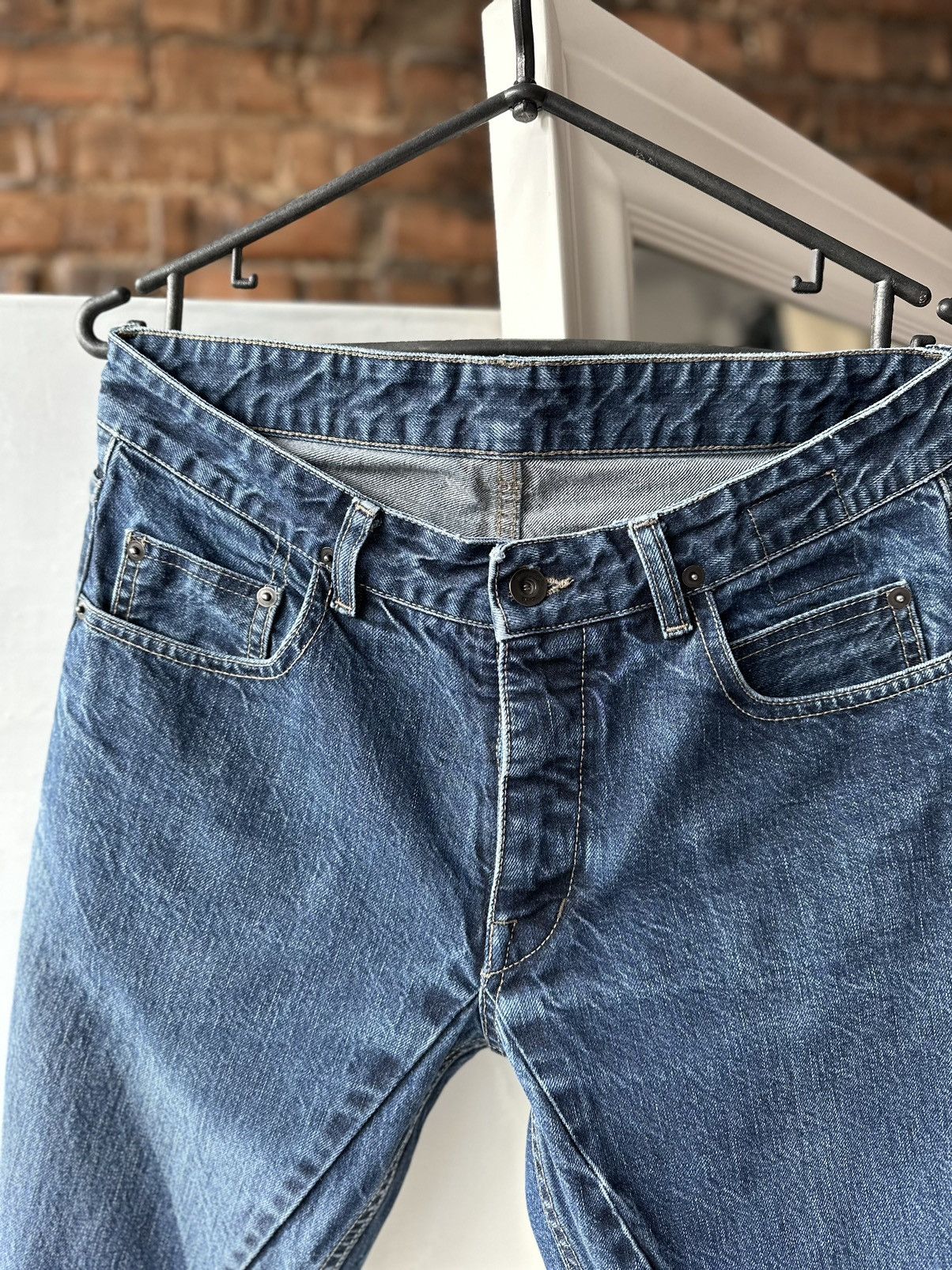 Rick Owens 🔥 Rick Owens Drkshdw Berlin Cut Jeans Size: 31 Size US 31 - 3 Thumbnail