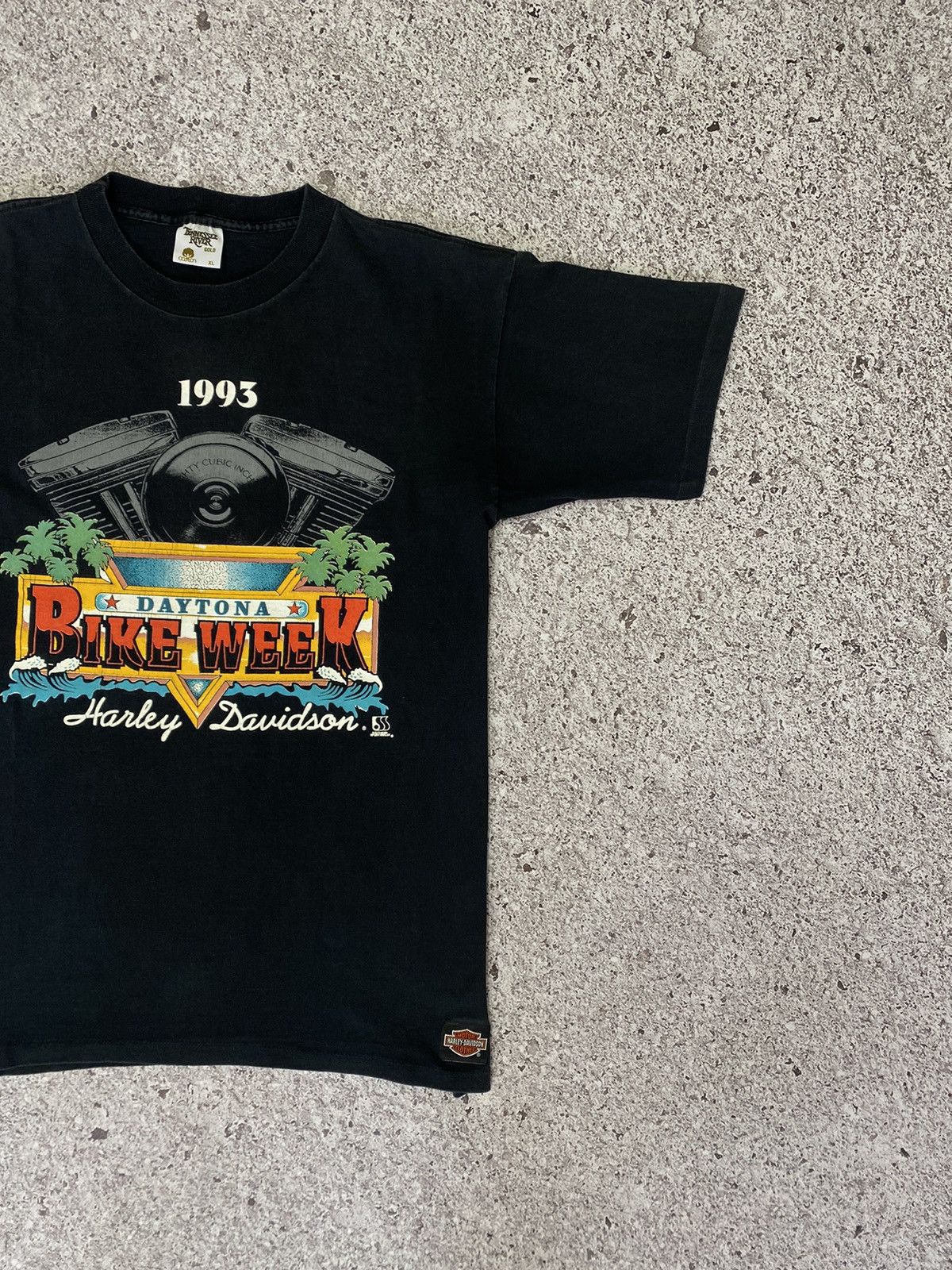 Harley Davidson × Vintage VINTAGE 90s HARLEY DAVIDSON DAYTONA BIKE WEEK 1993 T-SHIRT Size US XL / EU 56 / 4 - 3 Thumbnail