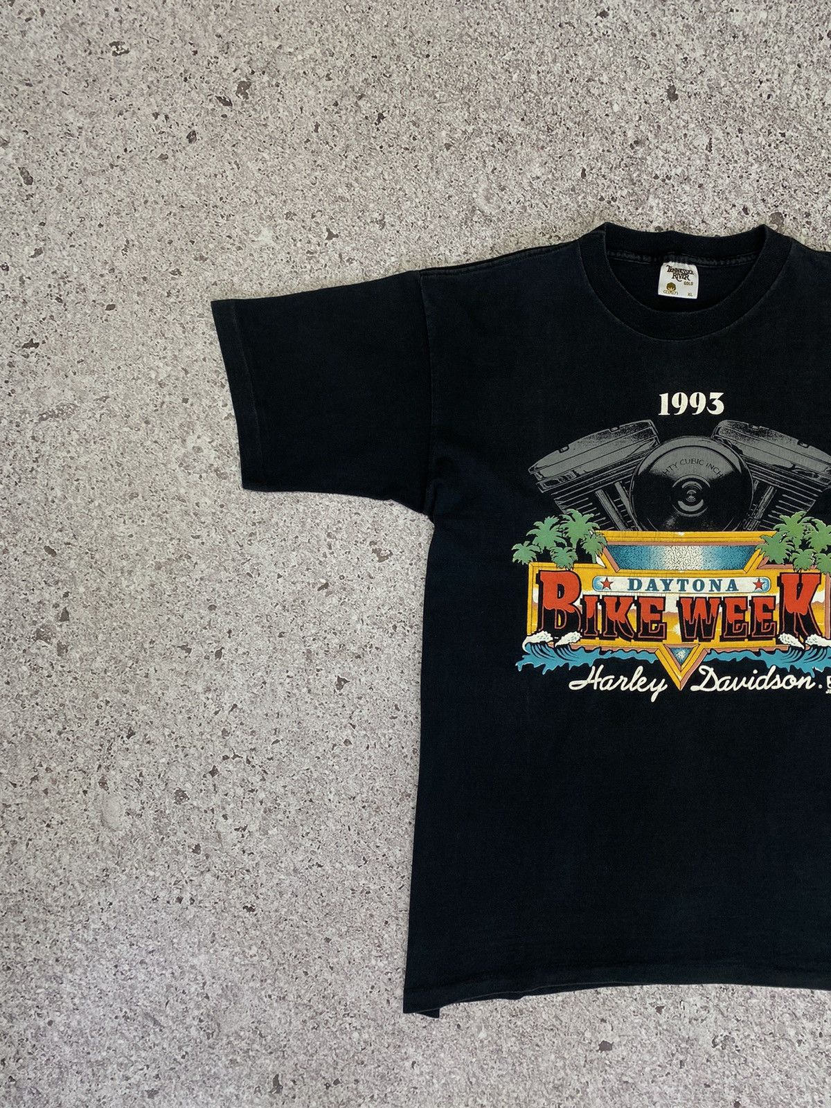 Harley Davidson × Vintage VINTAGE 90s HARLEY DAVIDSON DAYTONA BIKE WEEK 1993 T-SHIRT Size US XL / EU 56 / 4 - 2 Thumbnail