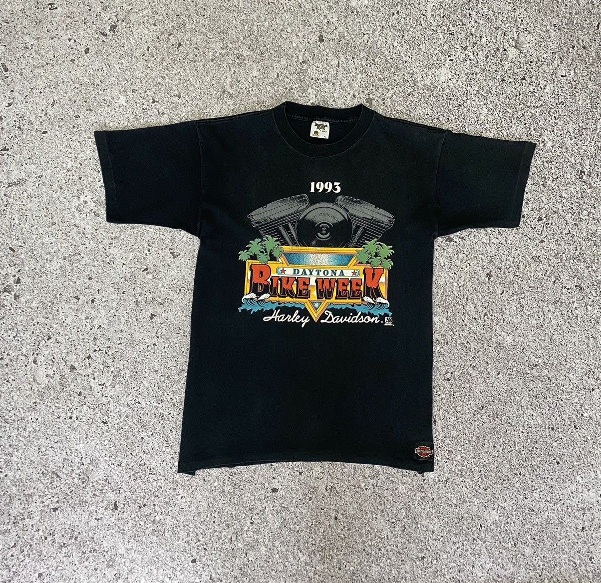Harley Davidson × Vintage VINTAGE 90s HARLEY DAVIDSON DAYTONA BIKE WEEK 1993 T-SHIRT Size US XL / EU 56 / 4 - 1 Thumbnail