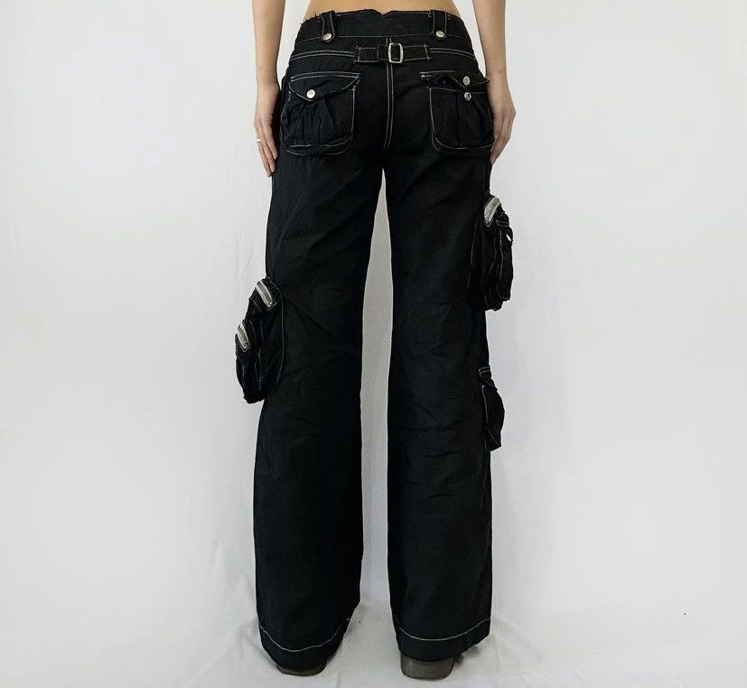 20471120 × Beauty Beast × Hysteric Glamour 💥Vtg💥JAPANESE JEANS BONDAGE TACTICAL MULTI CARGO Size US 31 - 3 Thumbnail