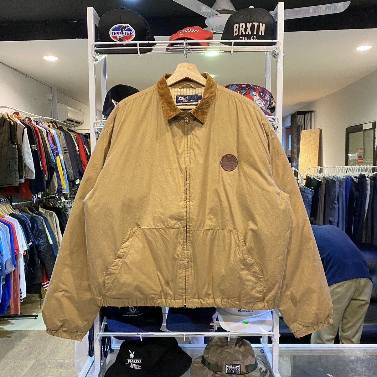Polo Ralph Lauren × Vintage Vintage 90’s Polo by Ralph Lauren Equestrian Bomber Ouffer Size US L / EU 52-54 / 3 - 1 Thumbnail
