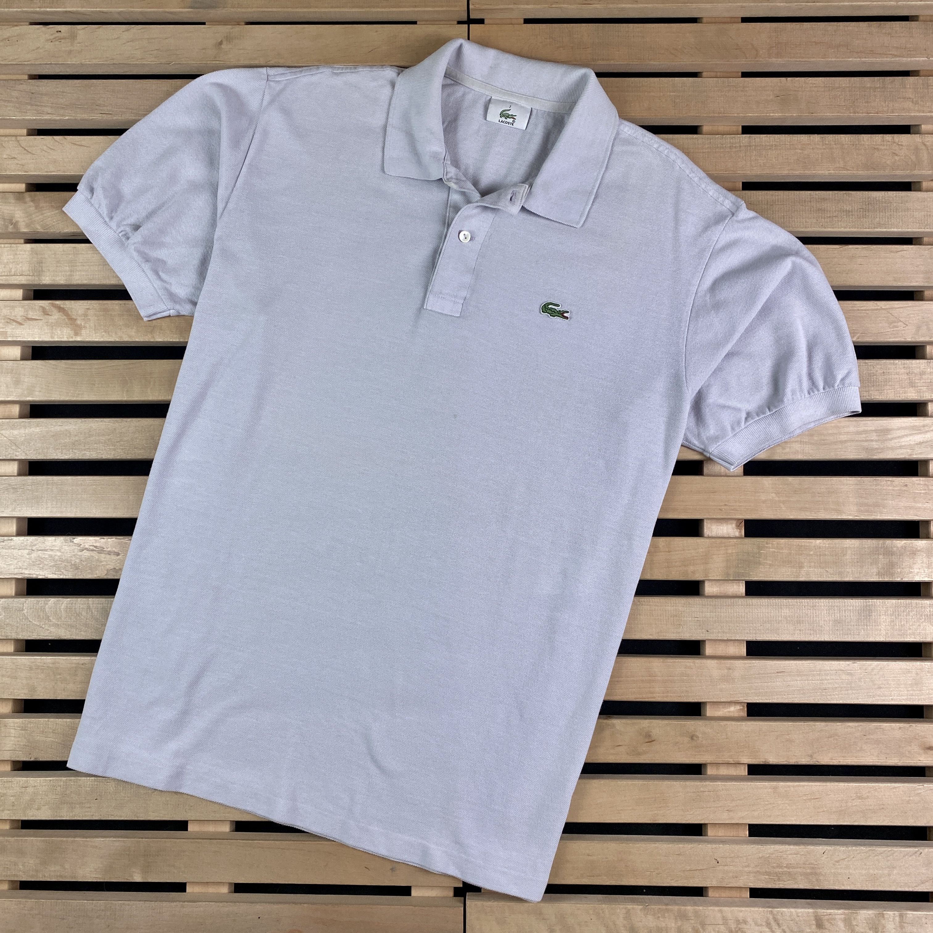 Lacoste × Vintage Mens Polo T-Shirt Lacoste Vintage Size 7 Size US M / EU 48-50 / 2 - 1 Thumbnail