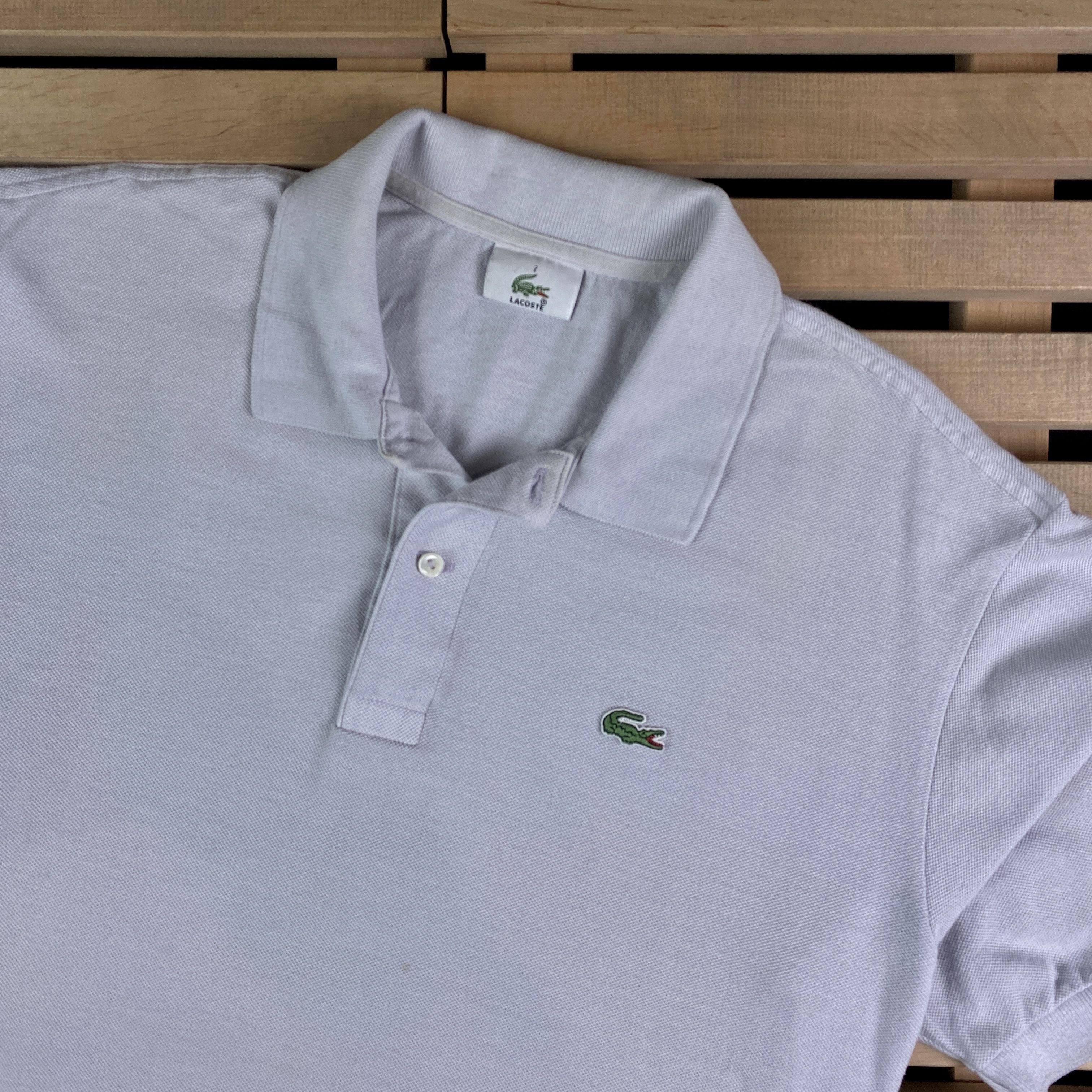 Lacoste × Vintage Mens Polo T-Shirt Lacoste Vintage Size 7 Size US M / EU 48-50 / 2 - 2 Thumbnail