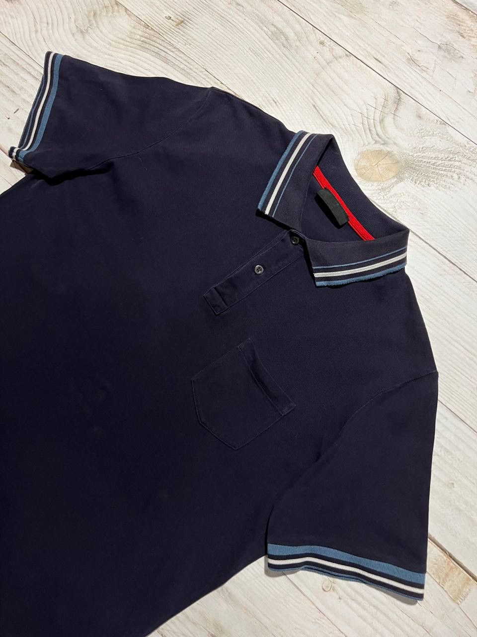 Prada Prada Polo Shirt Red Tab Size US XL / EU 56 / 4 - 2 Thumbnail