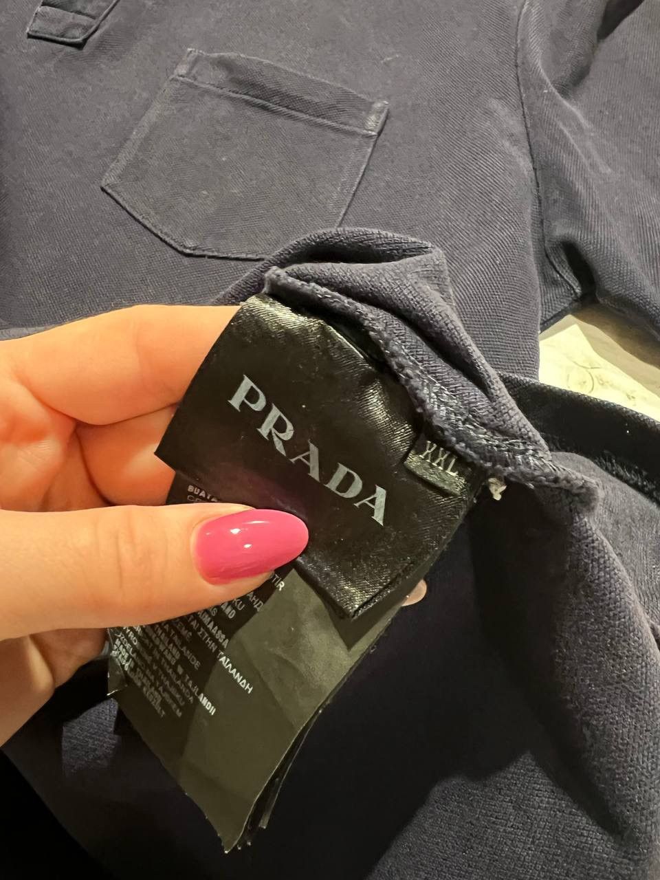Prada Prada Polo Shirt Red Tab Size US XL / EU 56 / 4 - 10 Thumbnail