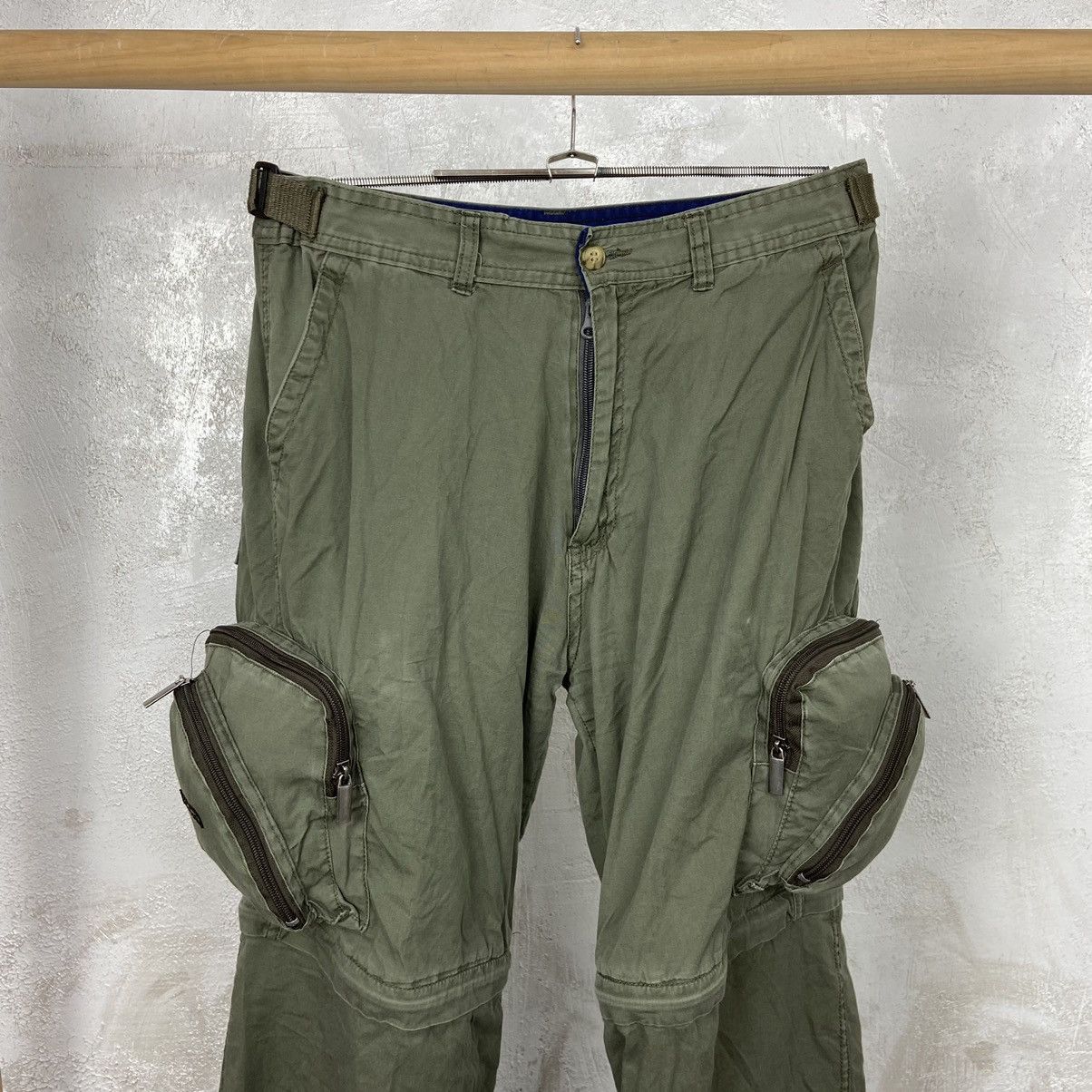 Columbia COLUMBIA MULTIPOCKET BONDAGE CARGO PANTS 1990s - № 3029 Size US 30 / EU 46 - 2 Thumbnail