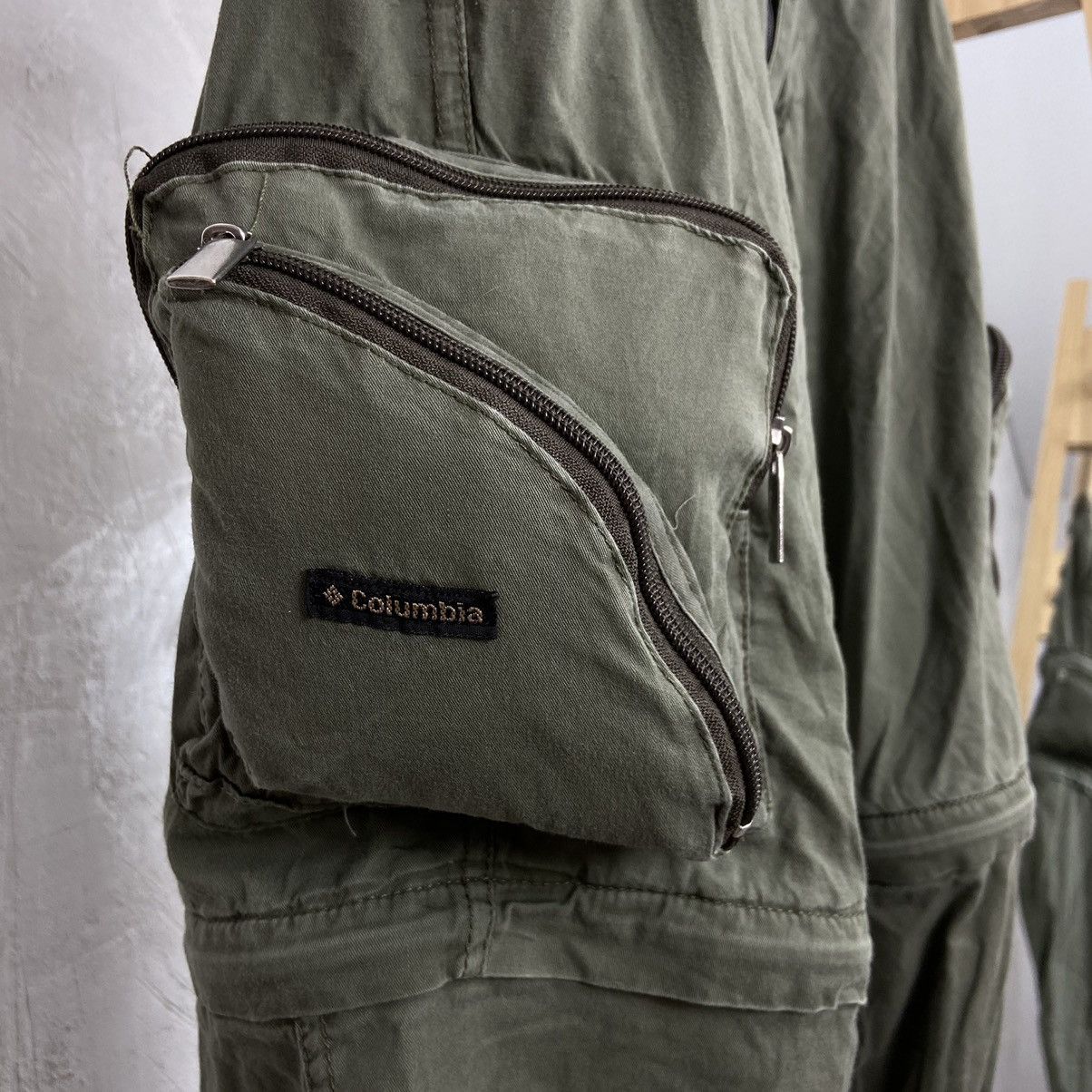 Columbia COLUMBIA MULTIPOCKET BONDAGE CARGO PANTS 1990s - № 3029 Size US 30 / EU 46 - 6 Thumbnail