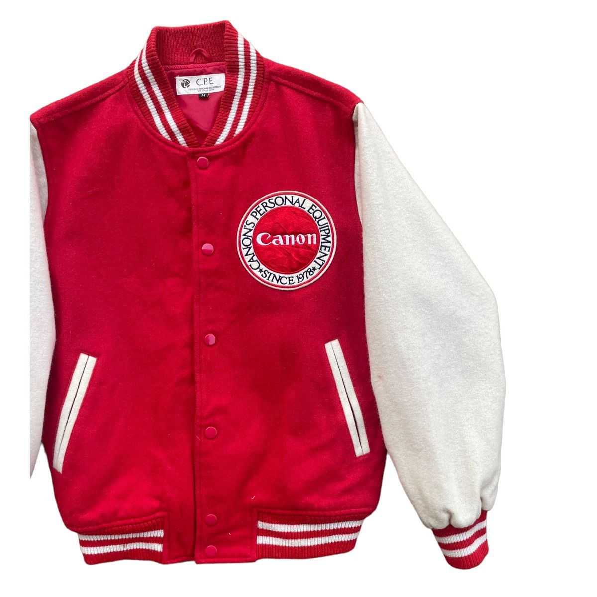 Canon 💥 Vintage Canon Wool Varsity Jacket Size US M / EU 48-50 / 2 - 2 Thumbnail