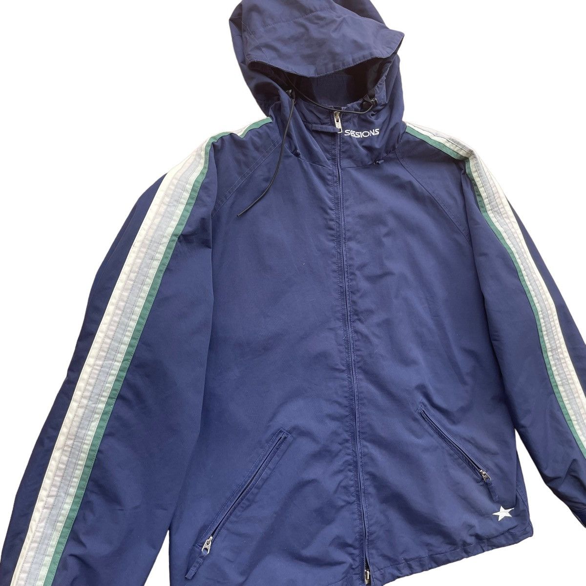 Sessions × Sports Specialties 💥 Session Skate Surf Zipper Jacket With Hoodie Size US XL / EU 56 / 4 - 5 Thumbnail
