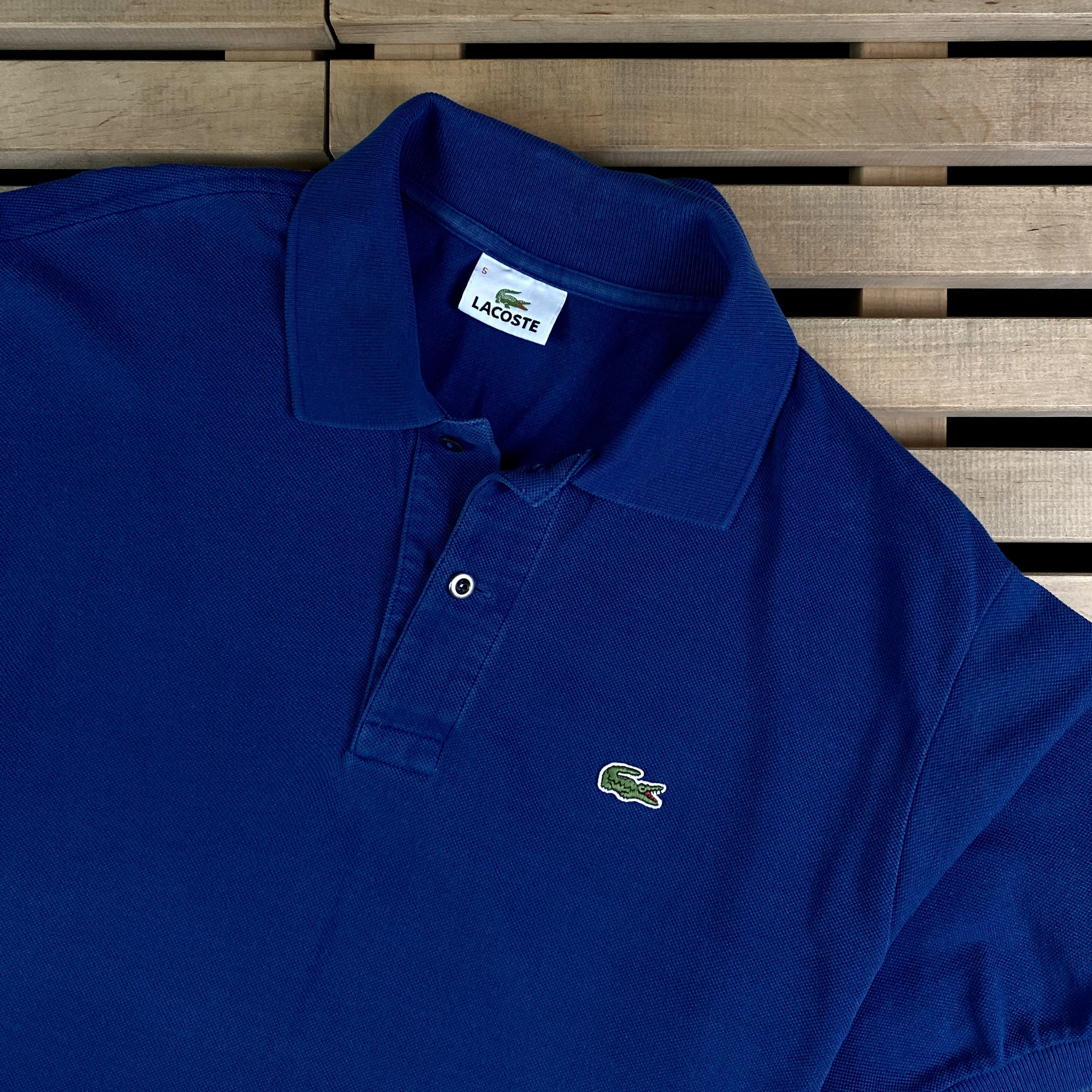 Lacoste × Vintage Mens Polo T-Shirt Lacoste Vintage Size 5 Size US M / EU 48-50 / 2 - 2 Thumbnail