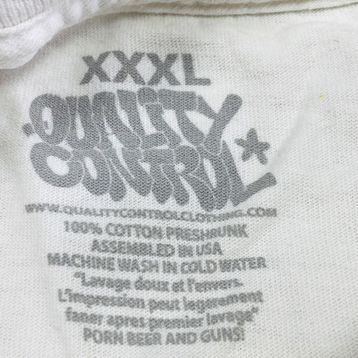 Vintage PSYCHO QUALITY CONTROL Y2K OVERSIZED BAGGY TEE - № 198 Size US XXL / EU 58 / 5 - 6 Thumbnail