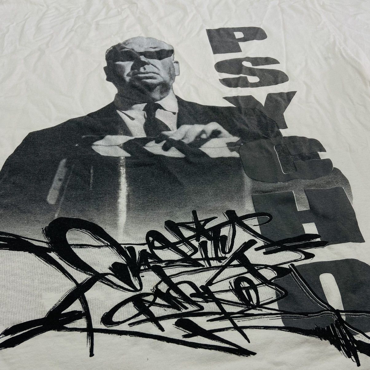 Vintage PSYCHO QUALITY CONTROL Y2K OVERSIZED BAGGY TEE - № 198 Size US XXL / EU 58 / 5 - 4 Thumbnail