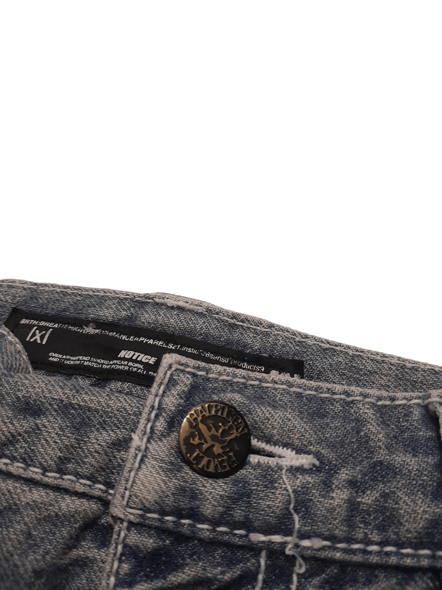 Japanese Brand BRTH Instic Revolt No.9 Japan Denim (E718) Size US 30 / EU 46 - 6 Thumbnail