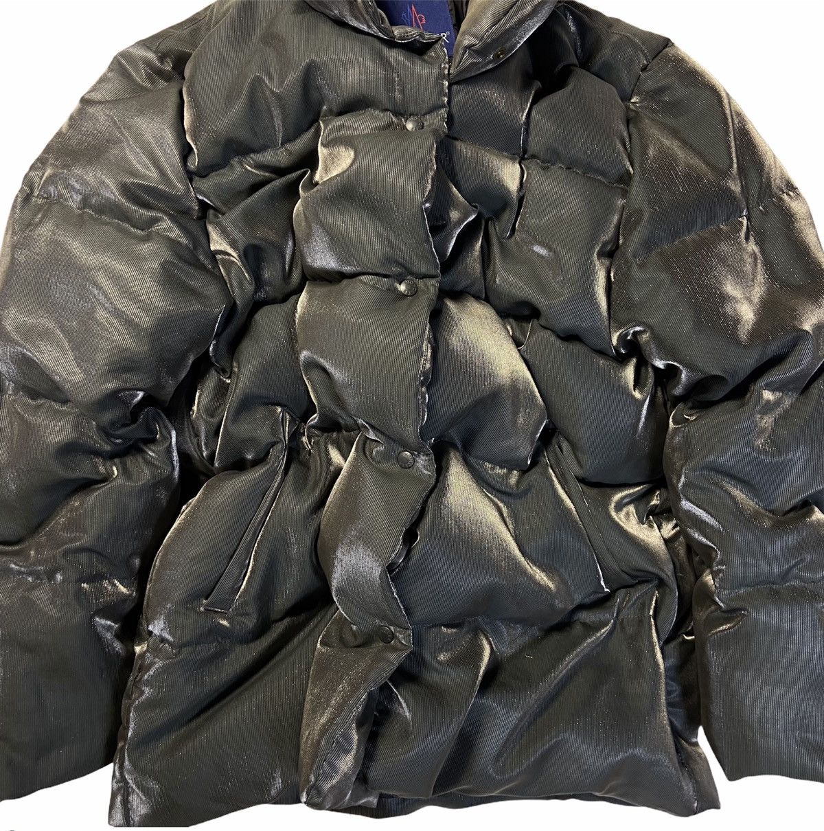 Moncler ARCHIVE MONCLER RARE SHIMMER PUFFER DOWN JACKET 1980s 2288 Size US M / EU 48-50 / 2 - 5 Thumbnail