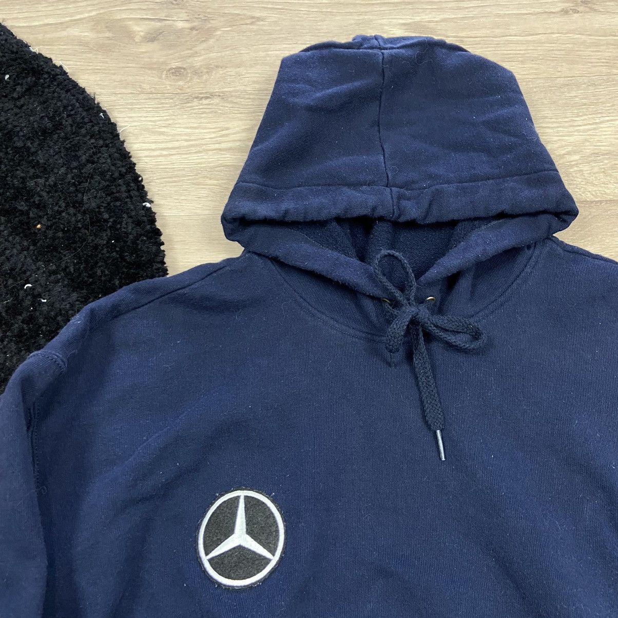 Mercedes-Benz MERCEDESS BENZ BOXY FIT FADED RARE VINTAGE HOODIE 1990s Size US L / EU 52-54 / 3 - 3 Thumbnail
