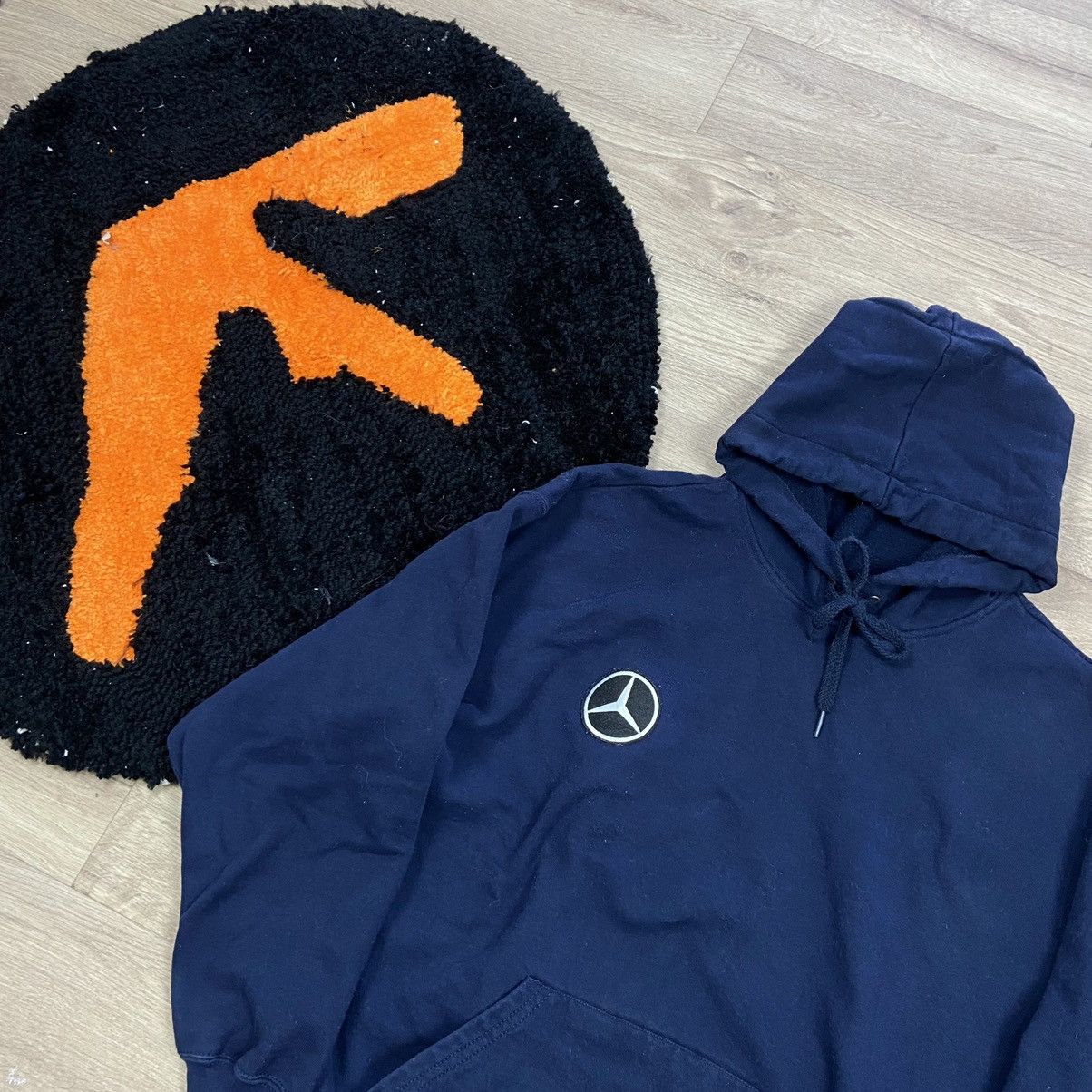 Mercedes-Benz MERCEDESS BENZ BOXY FIT FADED RARE VINTAGE HOODIE 1990s Size US L / EU 52-54 / 3 - 2 Thumbnail