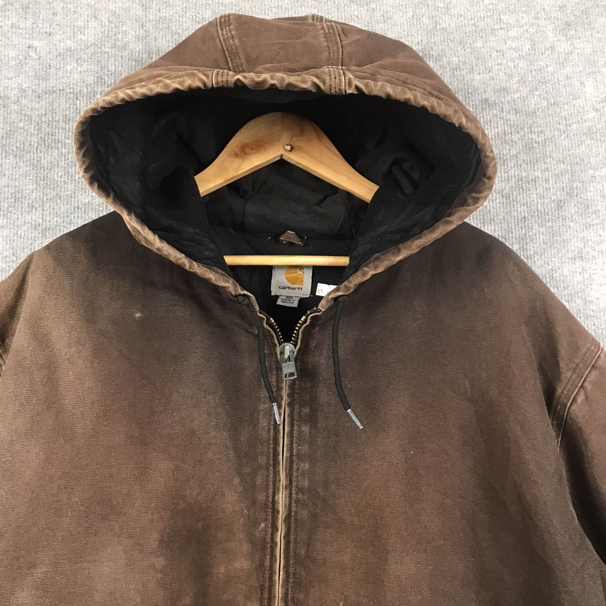 Carhartt × Carhartt Wip CARHARTT ACTIVE BROWN FADED HOODIES CHORE WORK JACKET Size US XXL / EU 58 / 5 - 3 Thumbnail