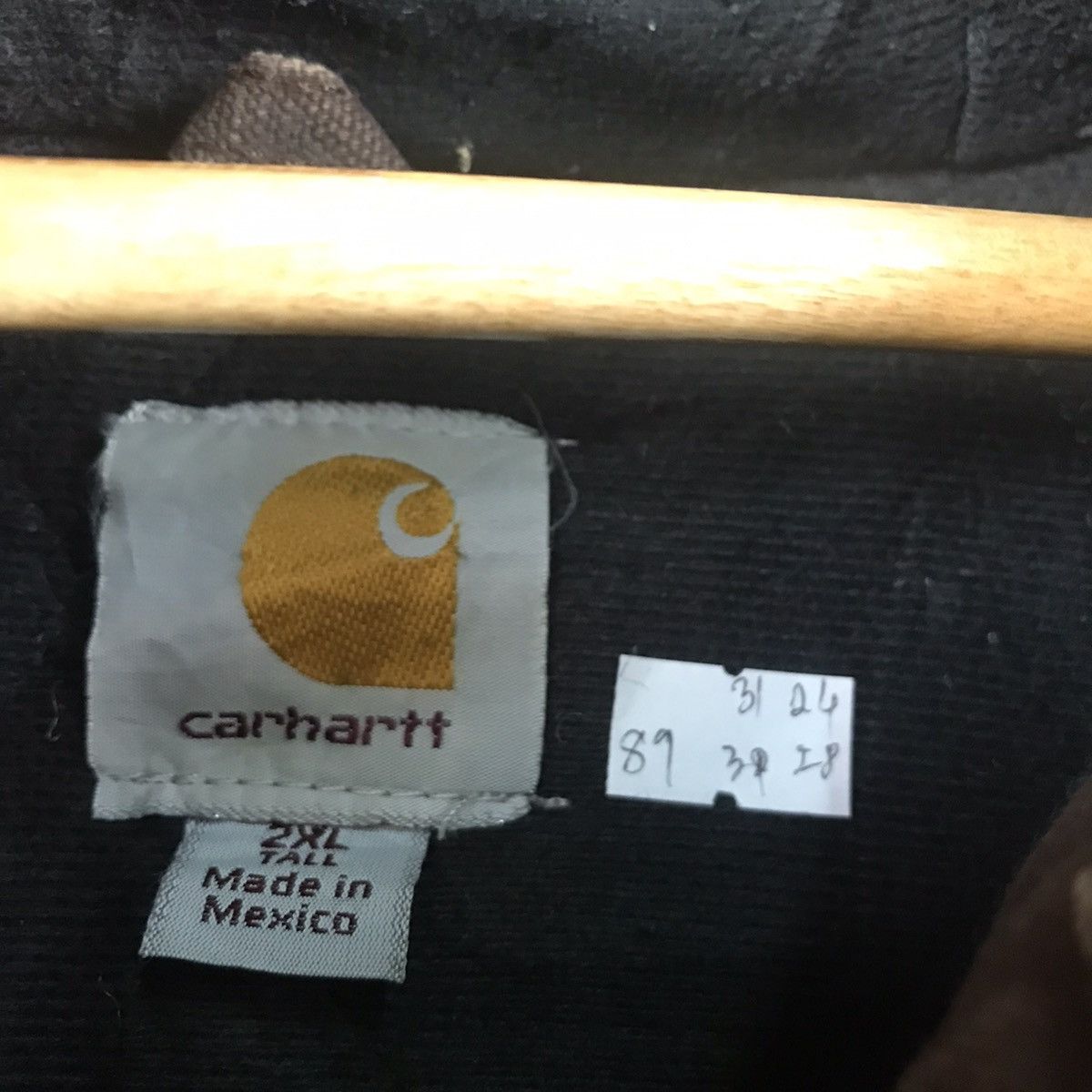 Carhartt × Carhartt Wip CARHARTT ACTIVE BROWN FADED HOODIES CHORE WORK JACKET Size US XXL / EU 58 / 5 - 7 Thumbnail