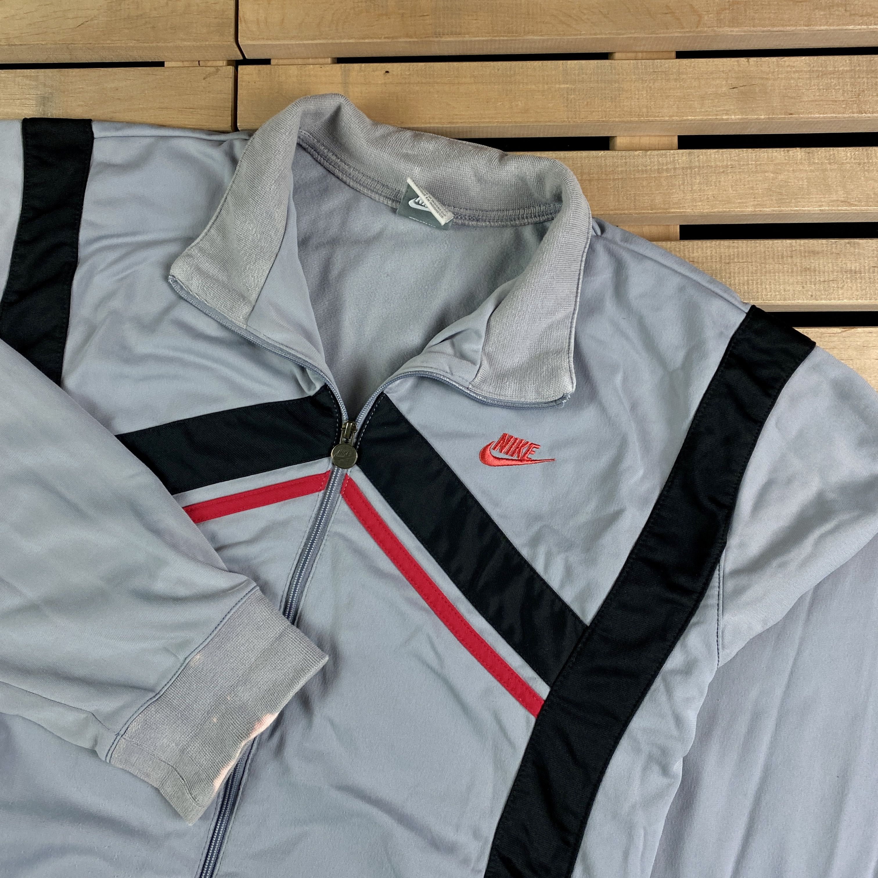 Nike × Vintage Mens Bomber Track Jacket Nike Vintage Size M Size US M / EU 48-50 / 2 - 2 Thumbnail