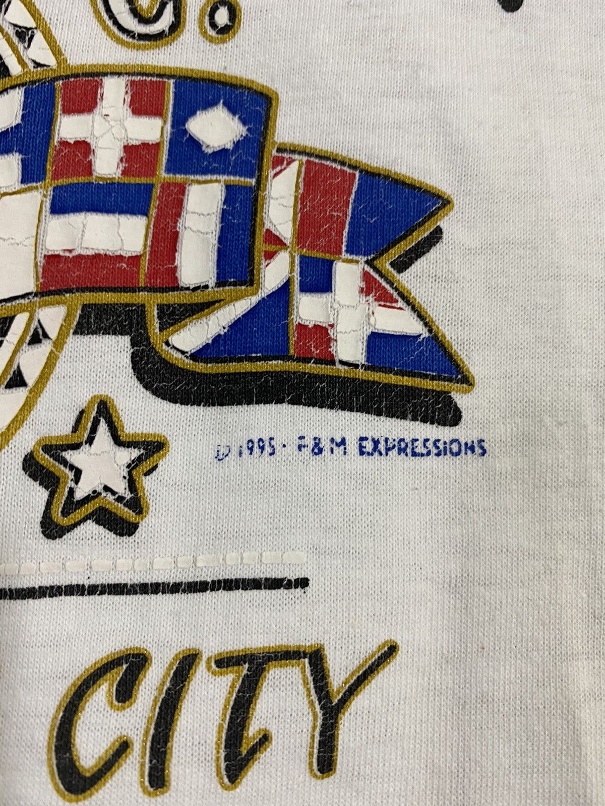 City Streets × Vintage Vintage 90s Tee Washington White Medium Size US M / EU 48-50 / 2 - 4 Thumbnail