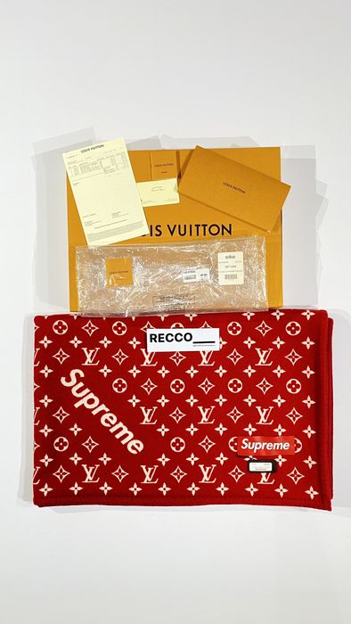 Lv supreme blanket (red)